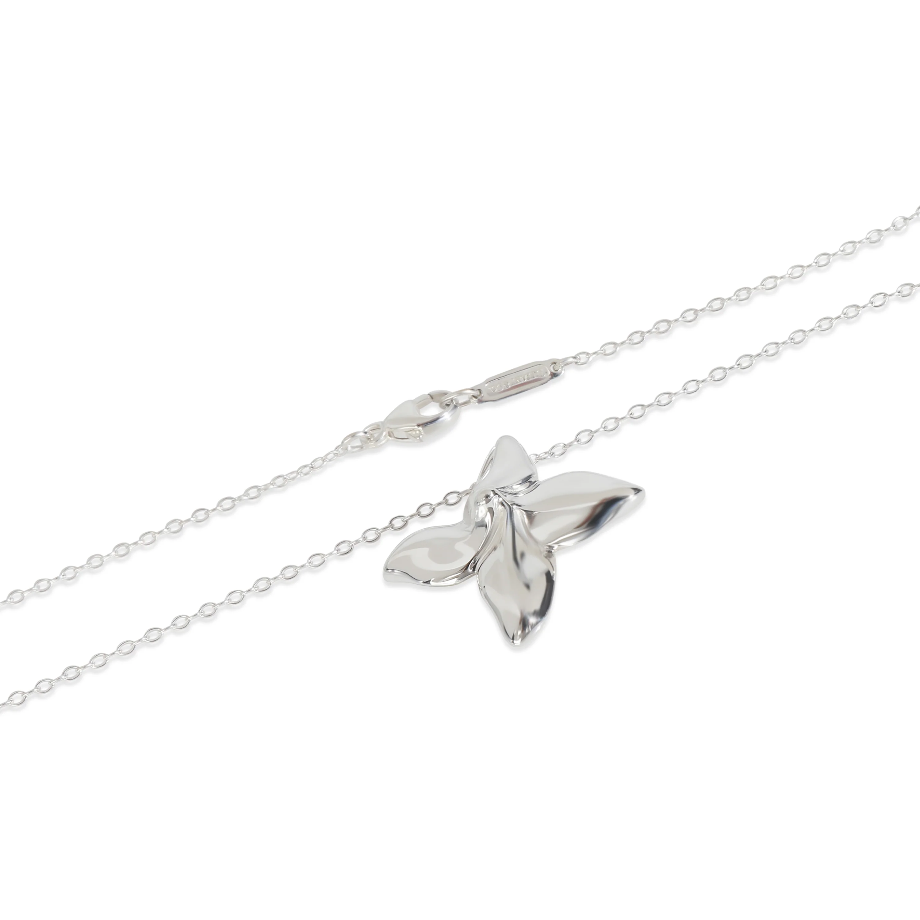 Sterling Silver Poinsettia Flower Pendant - Image 2