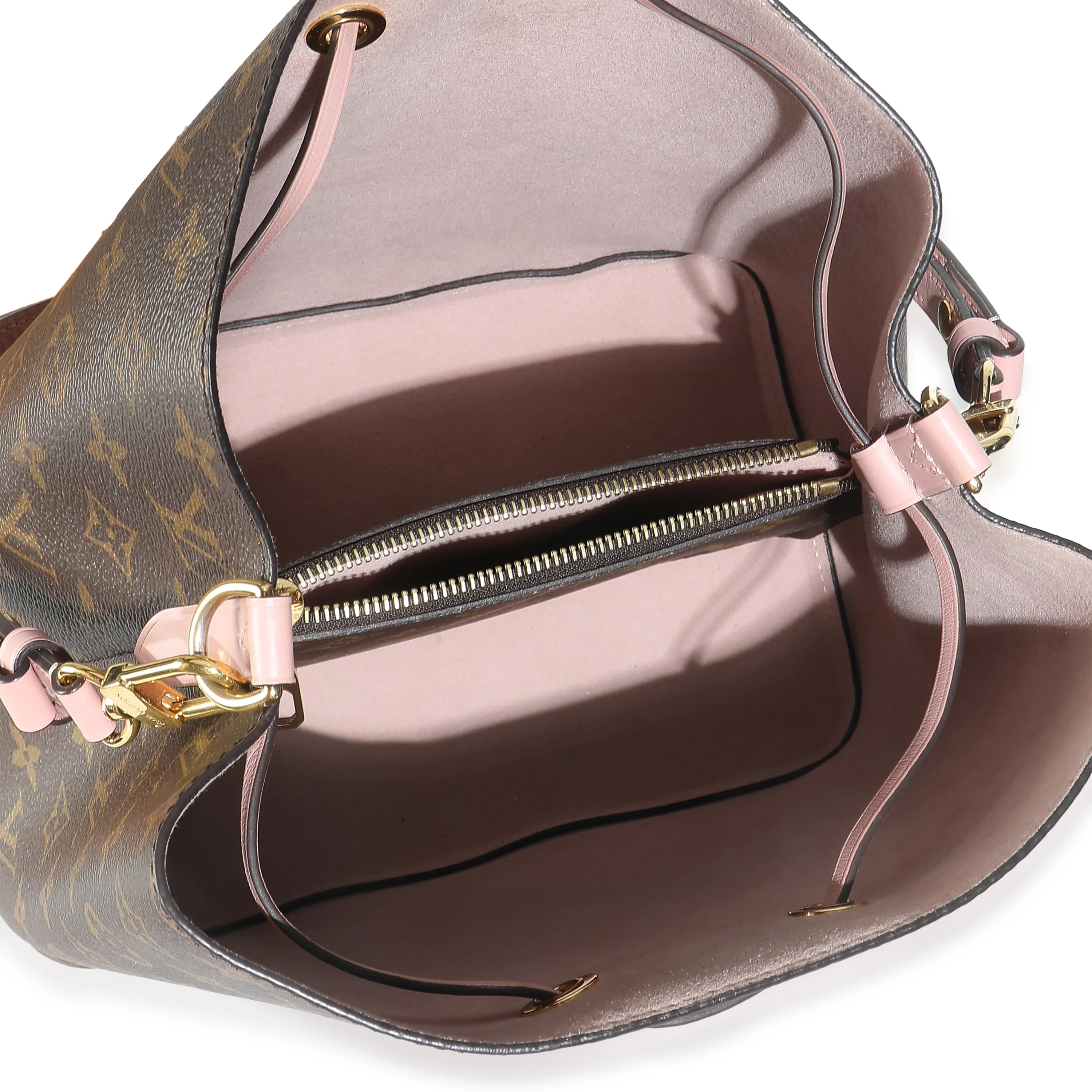Rose Poudre Monogram Canvas Neonoe MM - Image 9