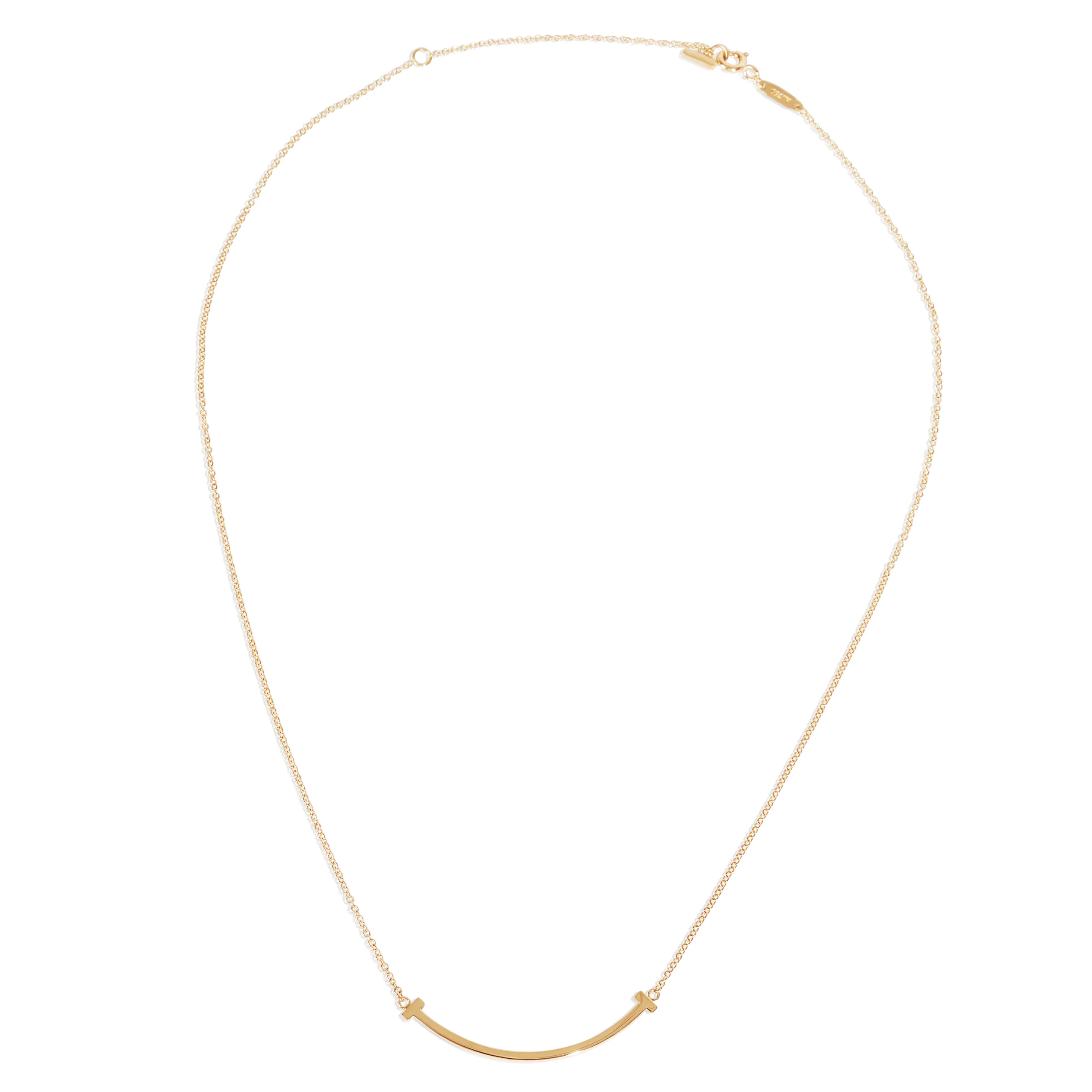 Yellow Gold  Small Model Tiffany T Pendant - Image 3