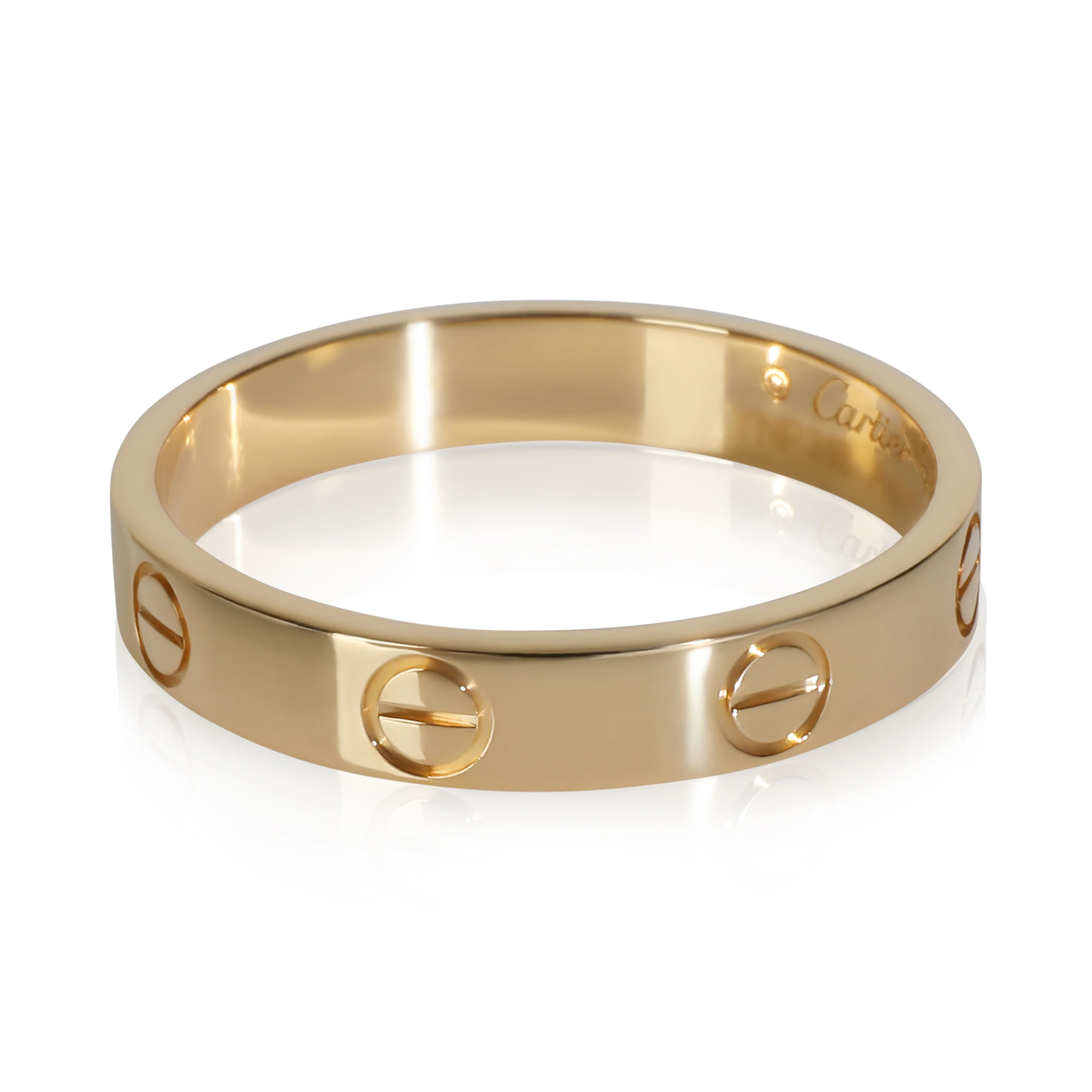 Yellow Gold  Small Model Love Ring - Image 2