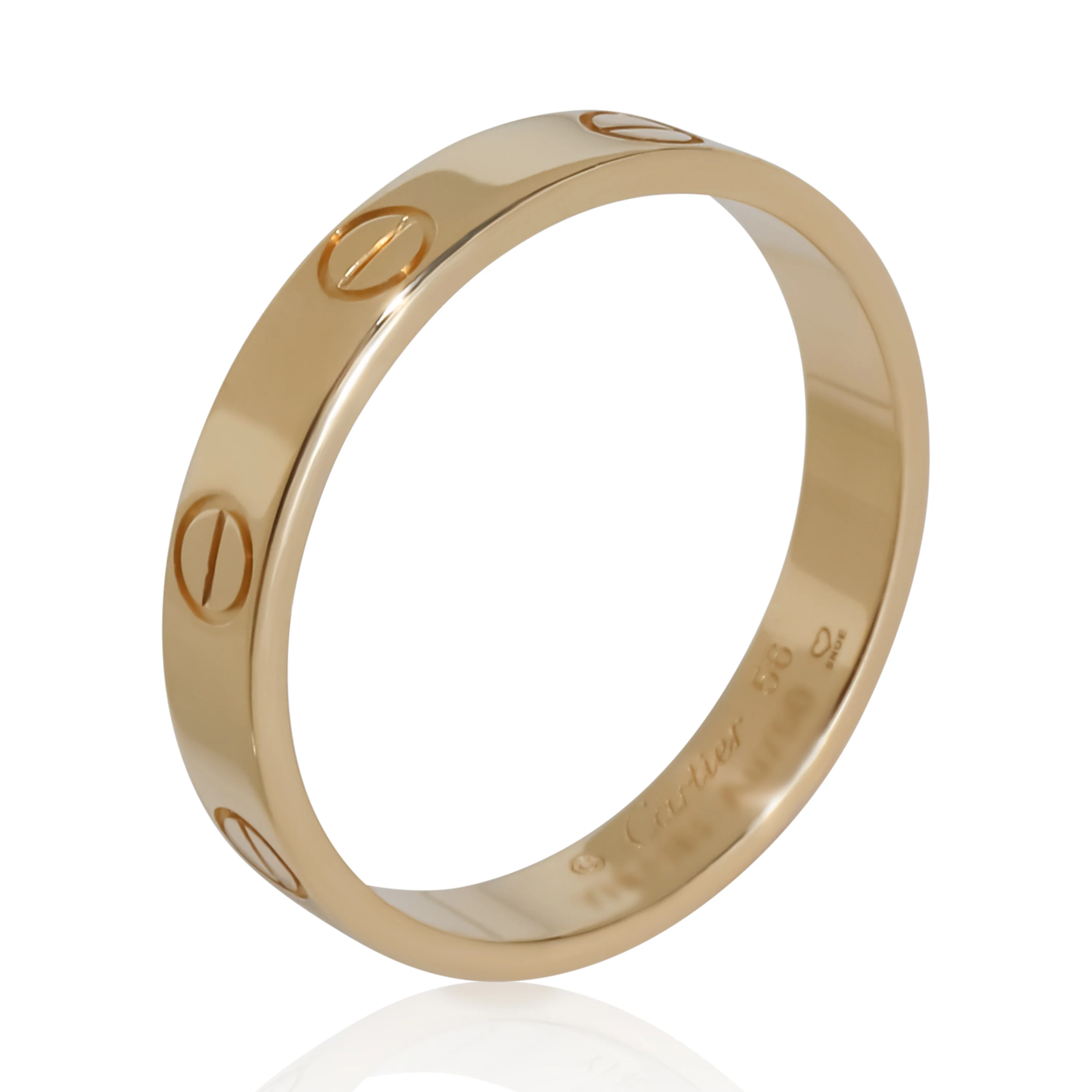 Yellow Gold  Small Model Love Ring - Image 3