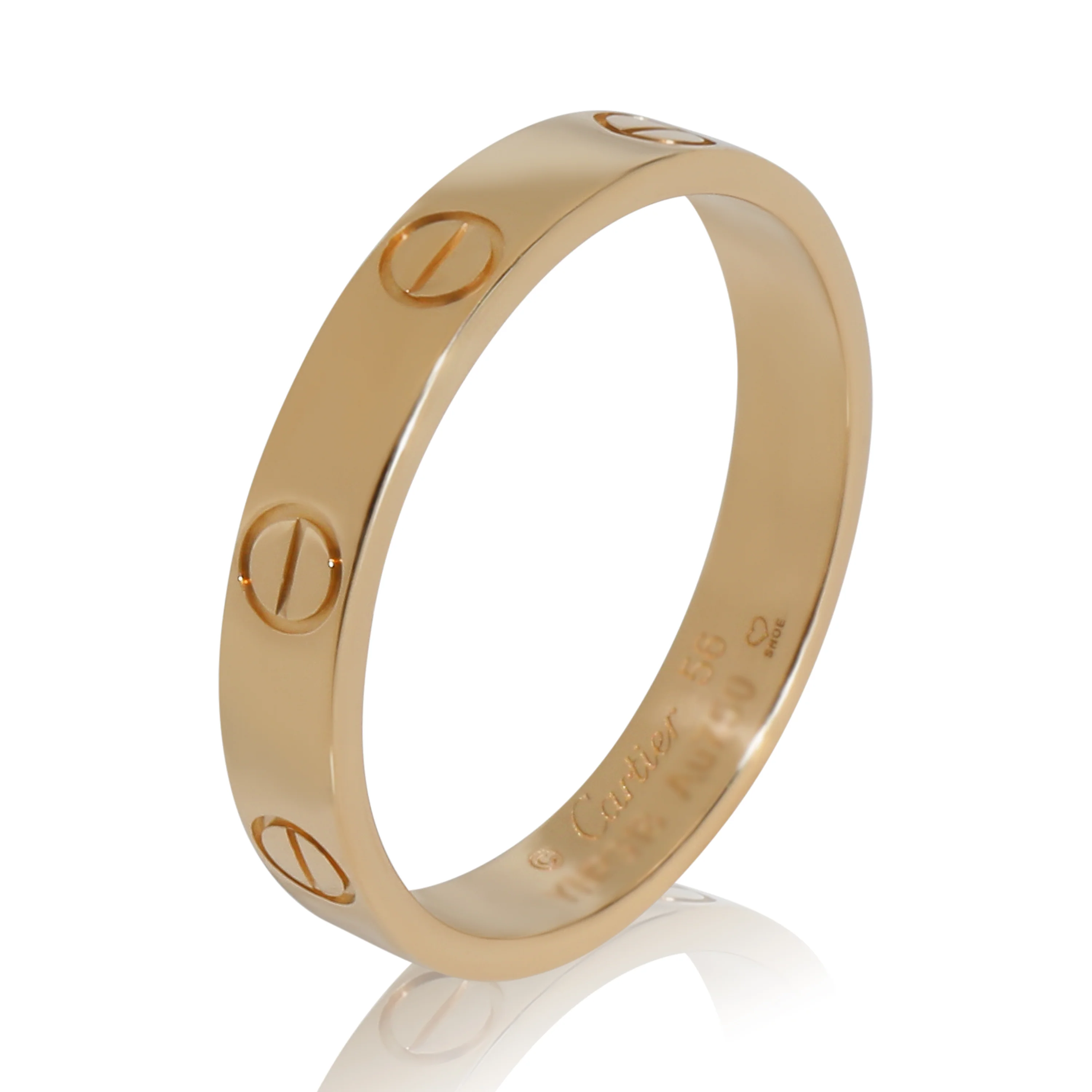 Yellow Gold  Small Model Love Ring - Image 4