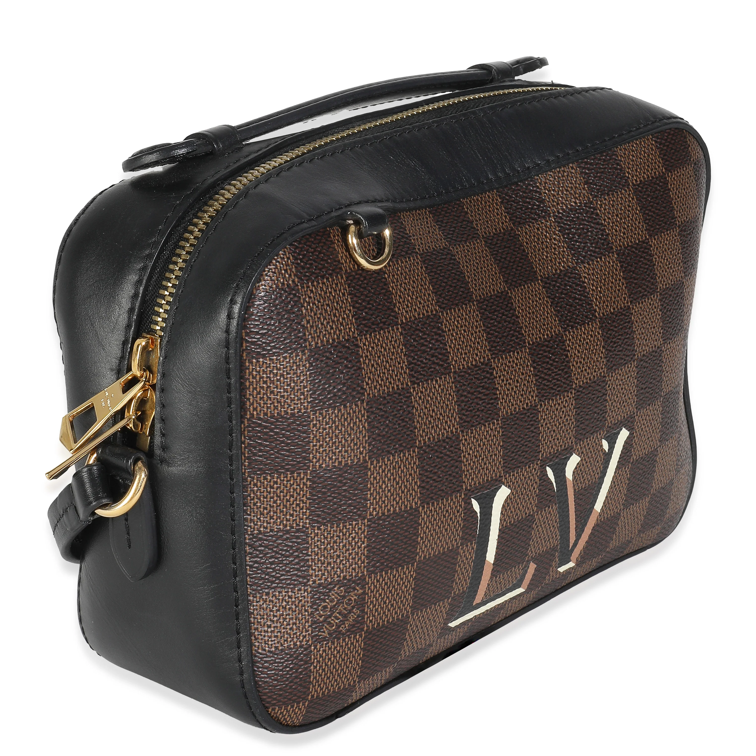 Black Damier Ebene Canvas Santa Monica - Image 3