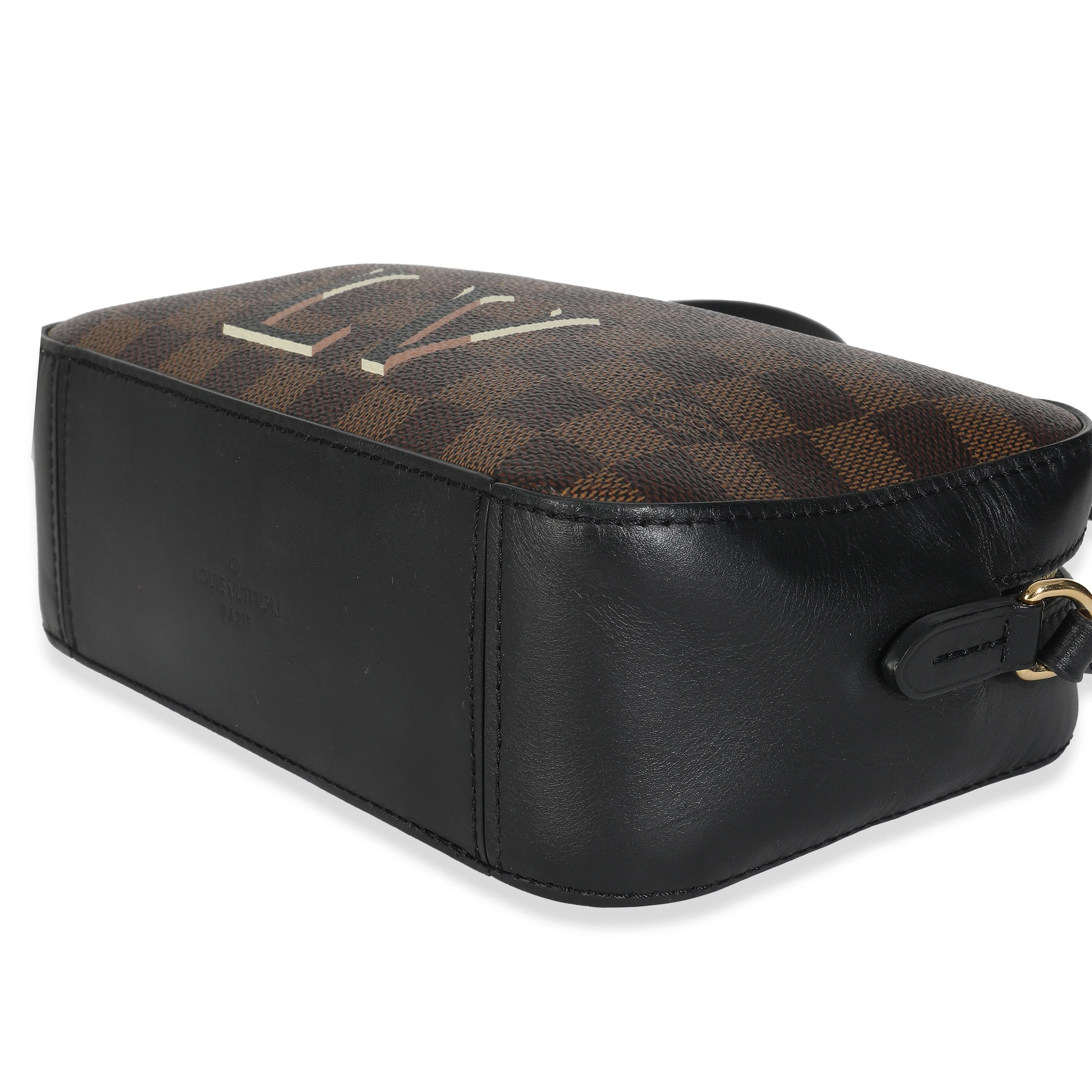 Black Damier Ebene Canvas Santa Monica - Image 6