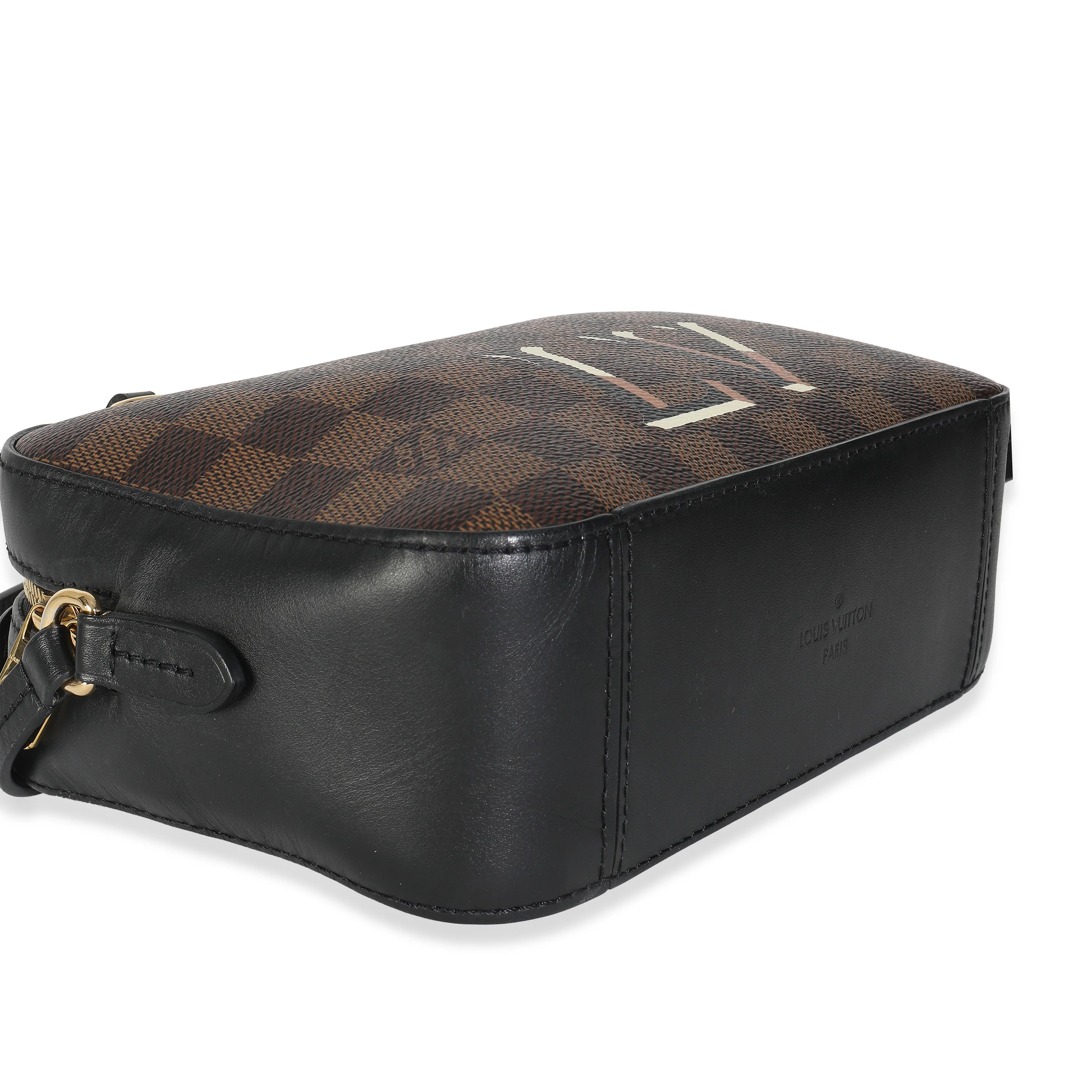 Black Damier Ebene Canvas Santa Monica - Image 7