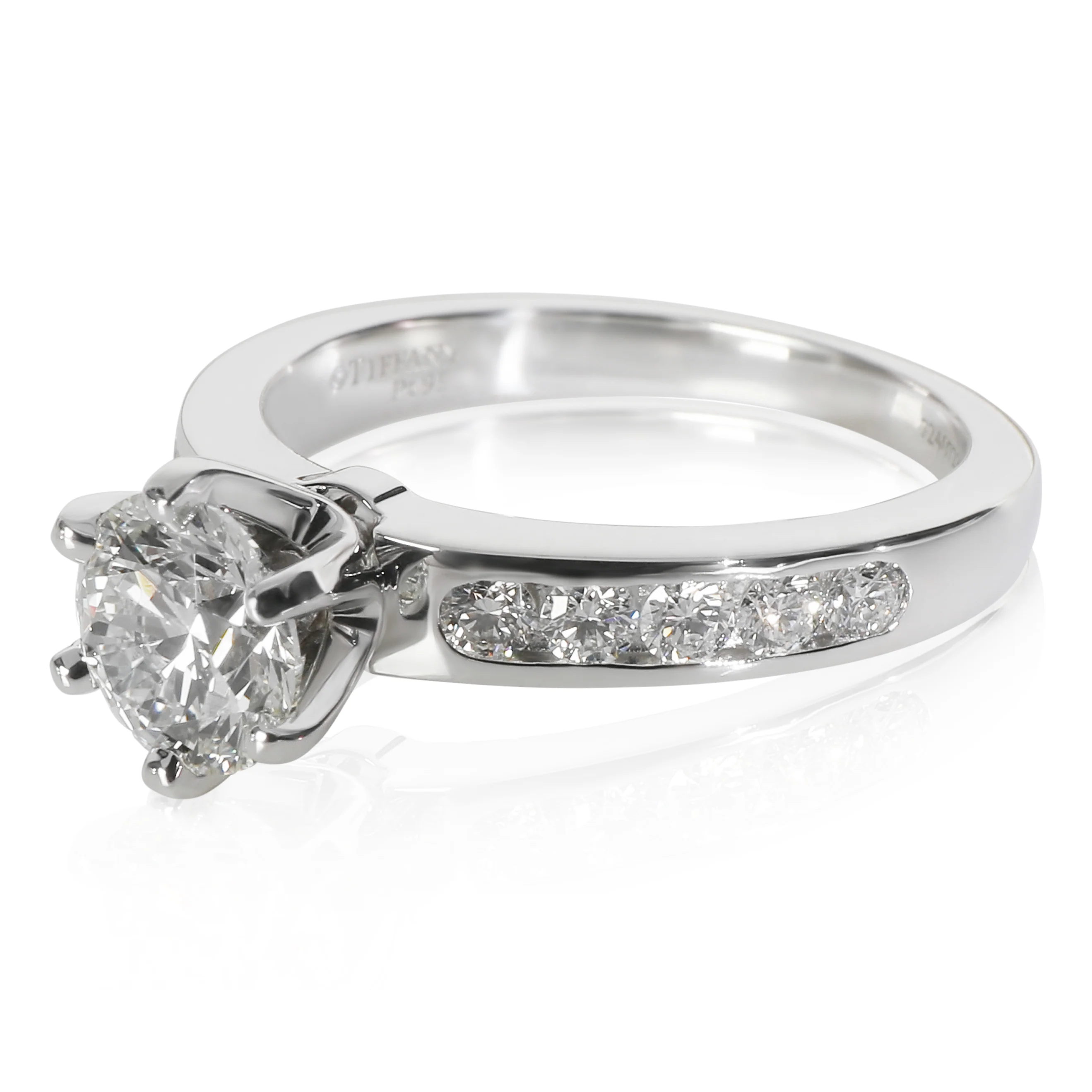 0.99 ct Round Brilliant Diamond Channel Set Engagement Ring - Image 2