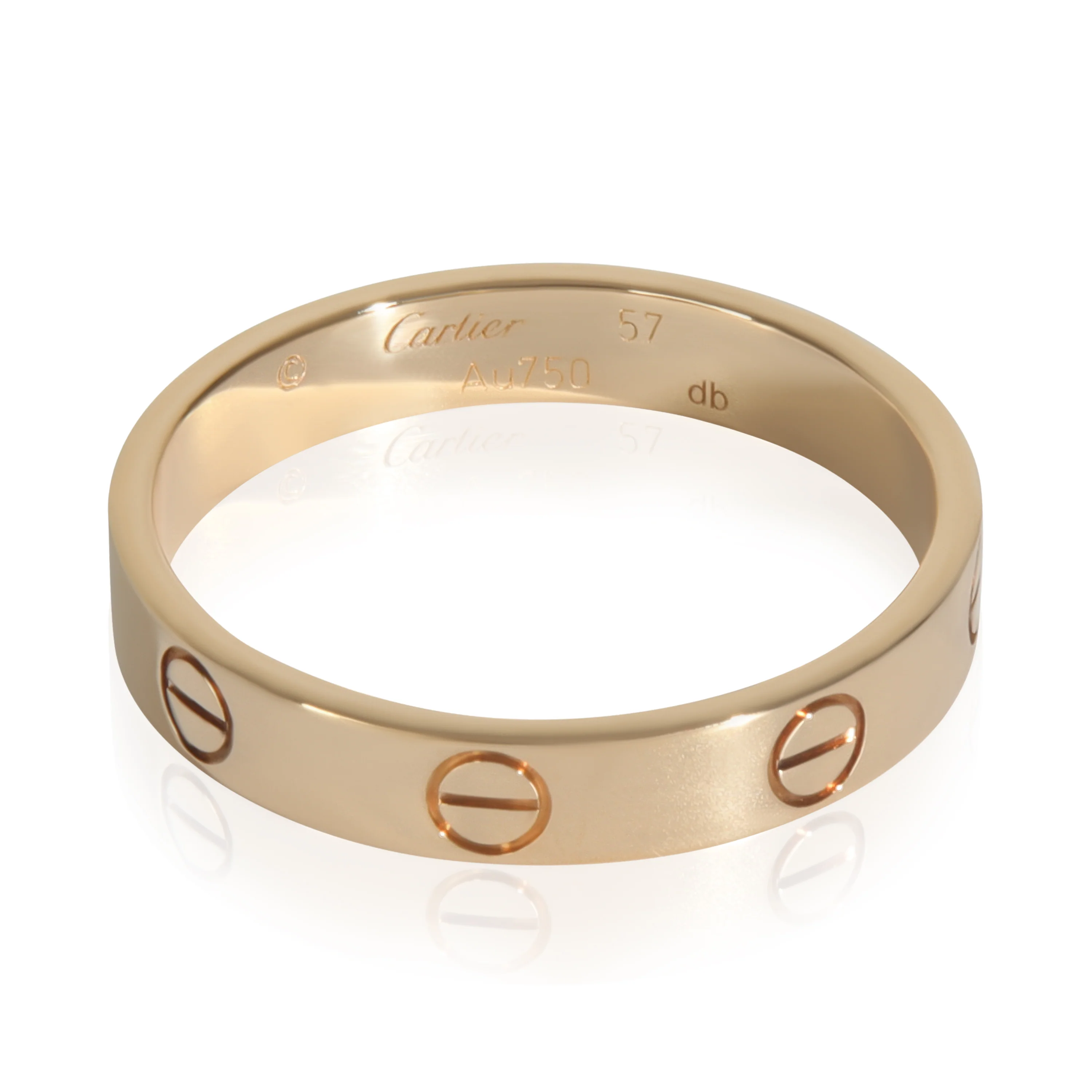 Yellow Gold Small Model Love Ring