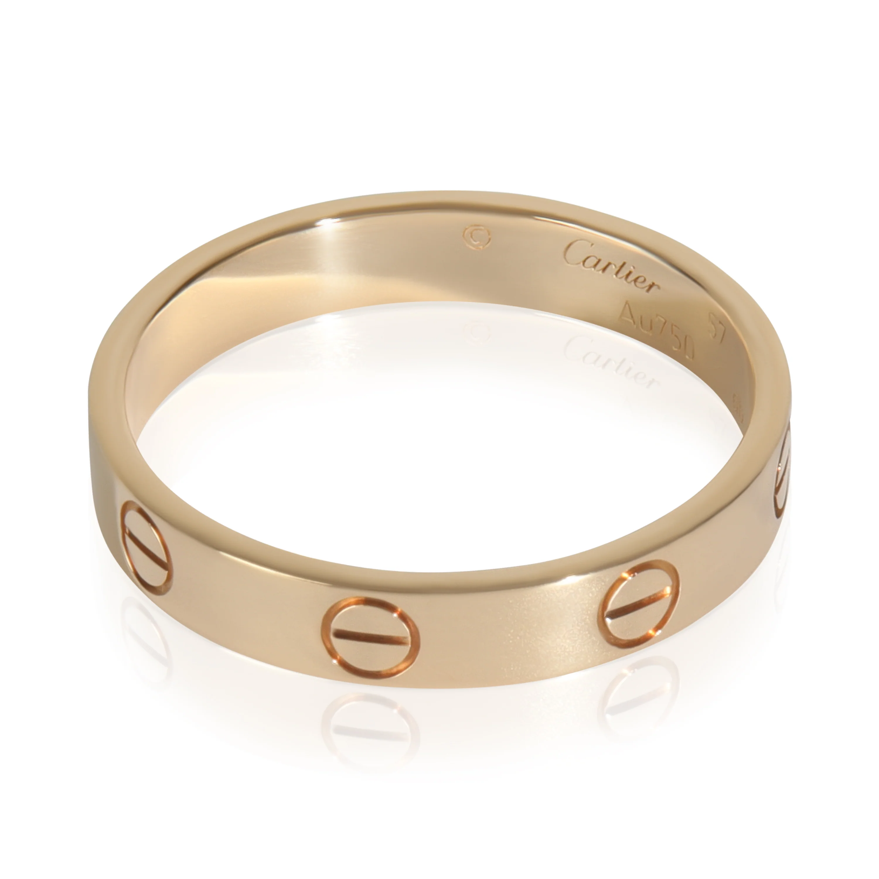 Yellow Gold Small Model Love Ring - Image 2