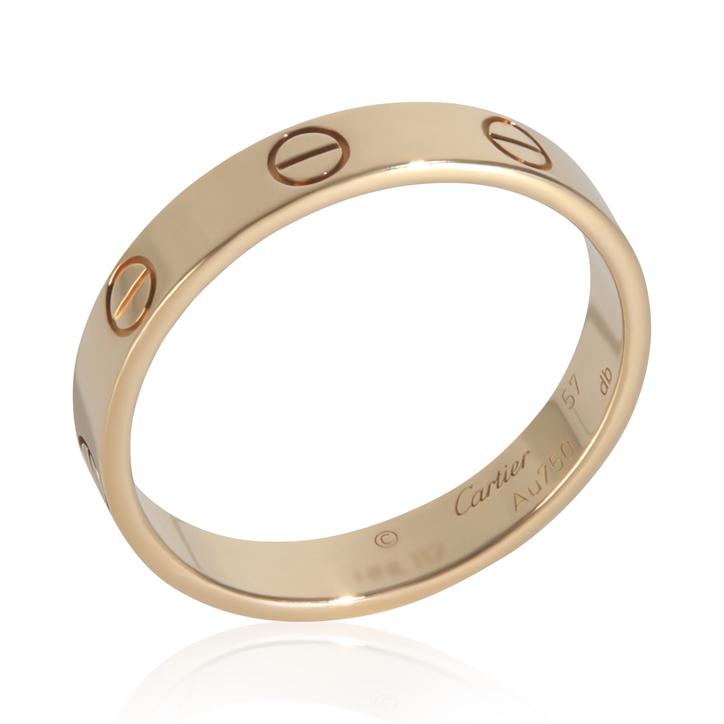 Yellow Gold Small Model Love Ring - Image 4