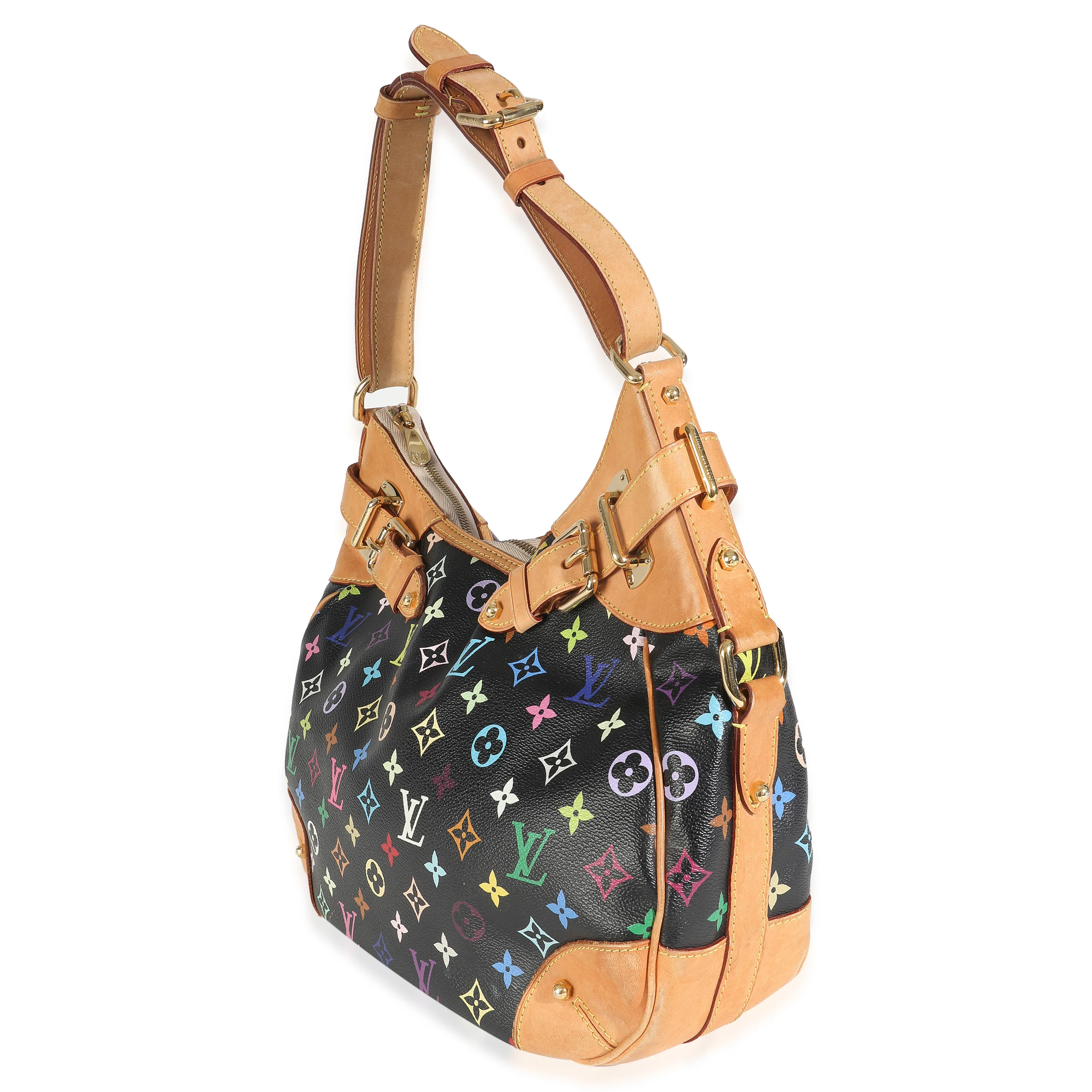 Black Monogram Multicolore Canvas Greta - Image 2