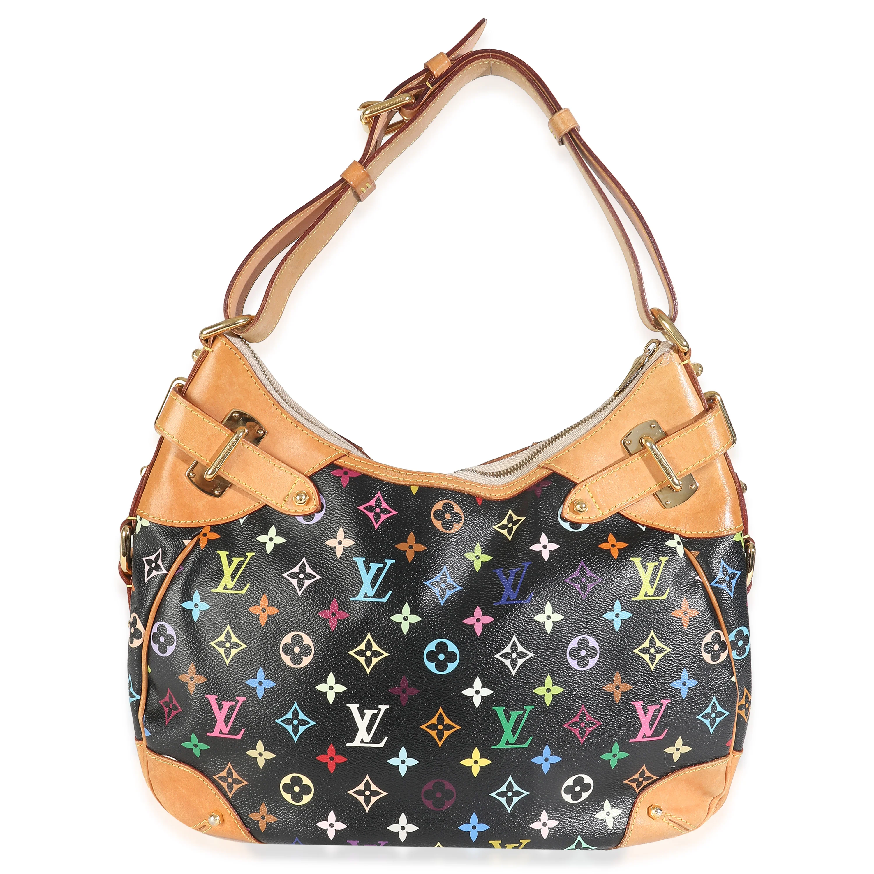 Black Monogram Multicolore Canvas Greta - Image 4