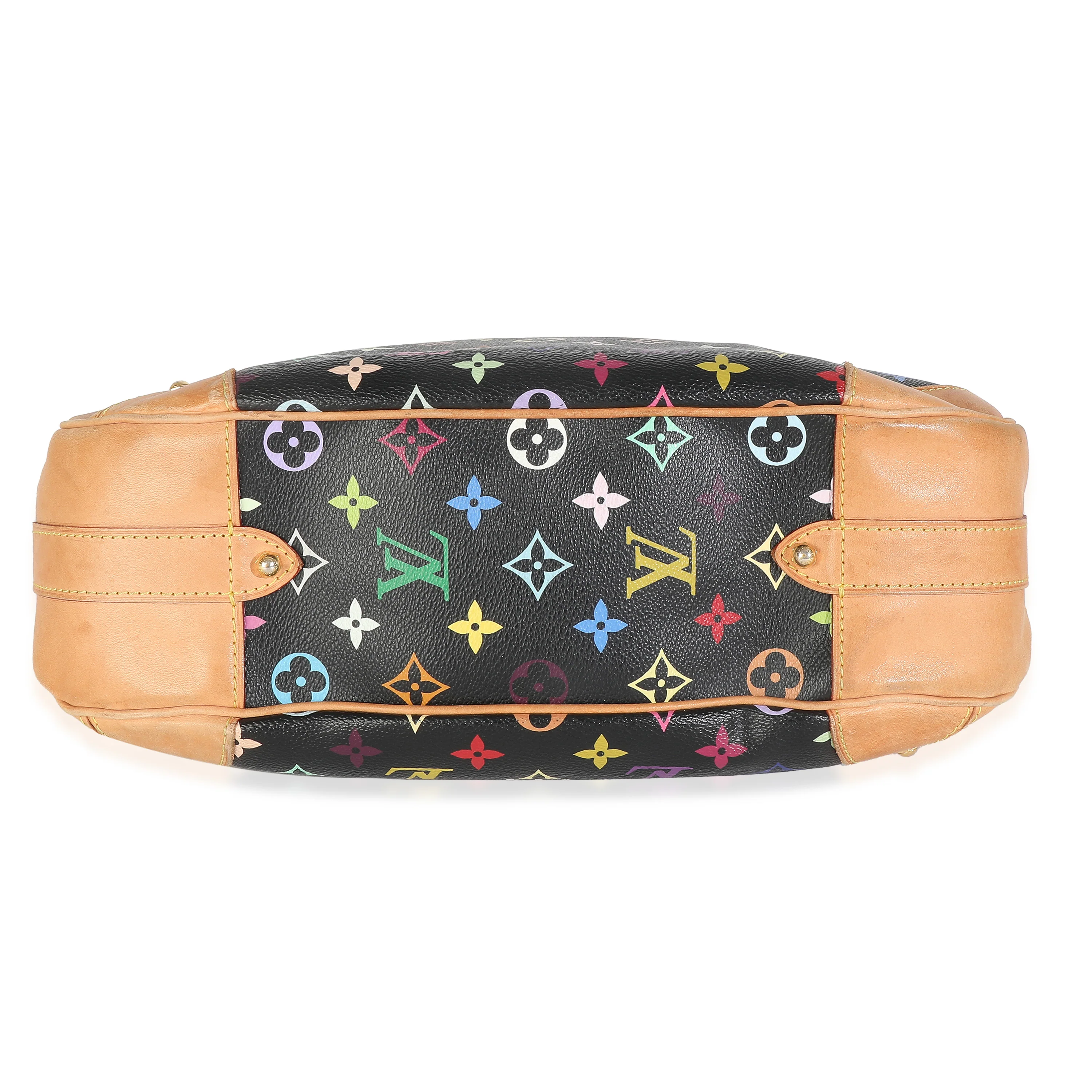 Black Monogram Multicolore Canvas Greta - Image 5