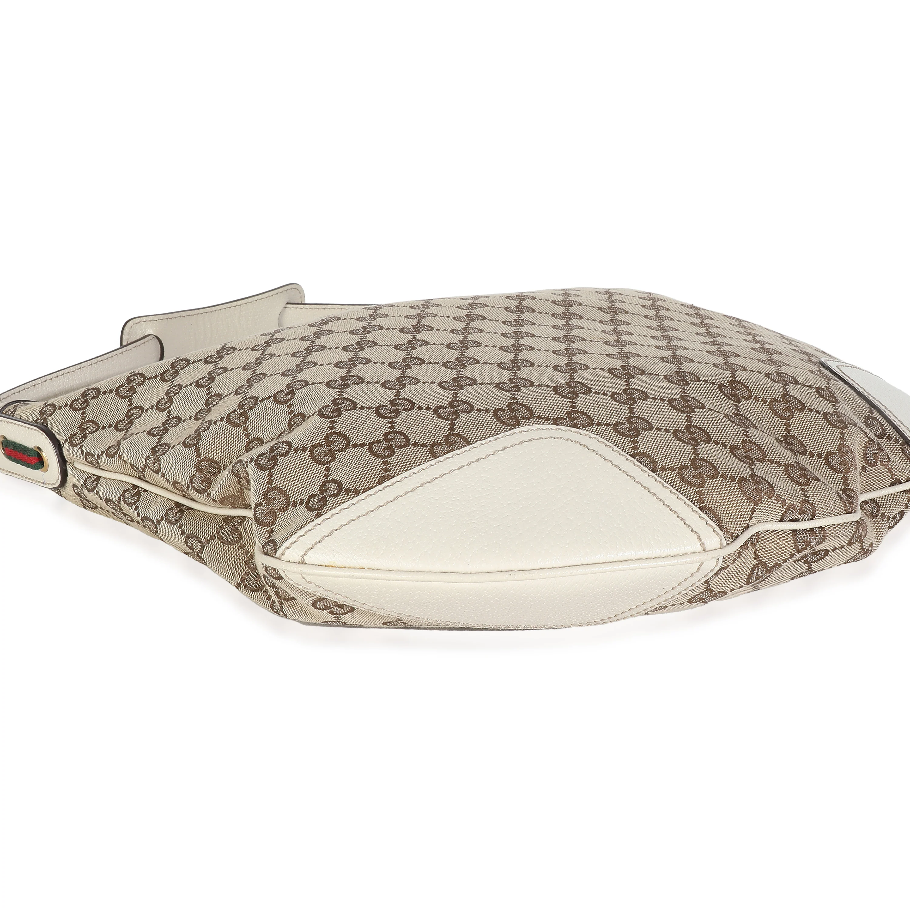 Off White Beige GG Monogram Canvas Princy Hobo - Image 7