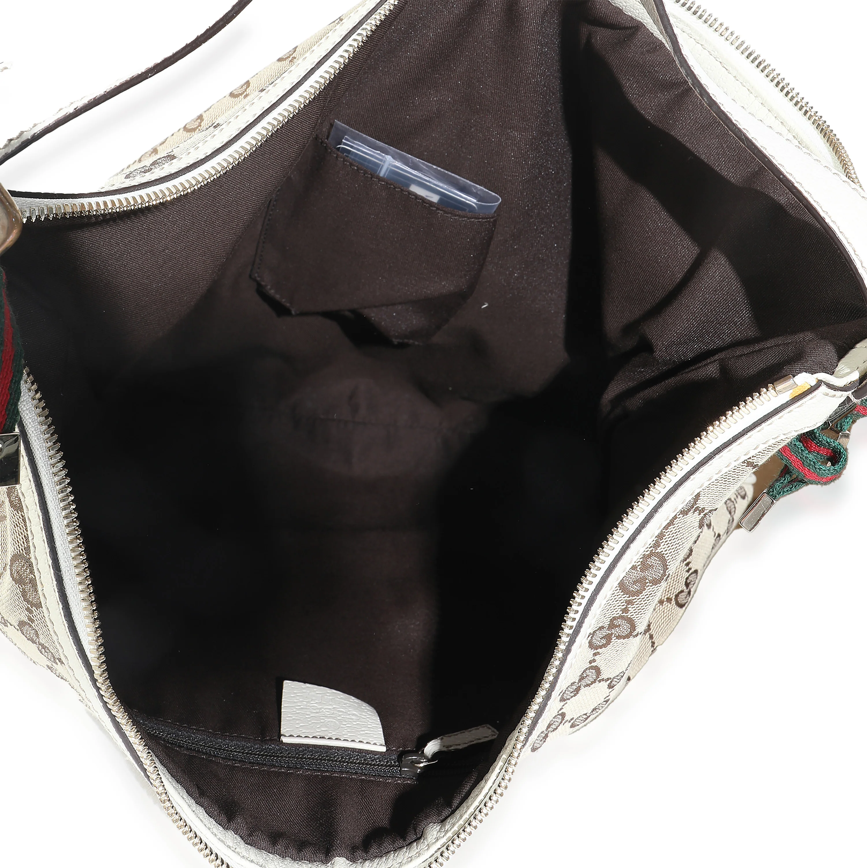 Off White Beige GG Monogram Canvas Princy Hobo - Image 8