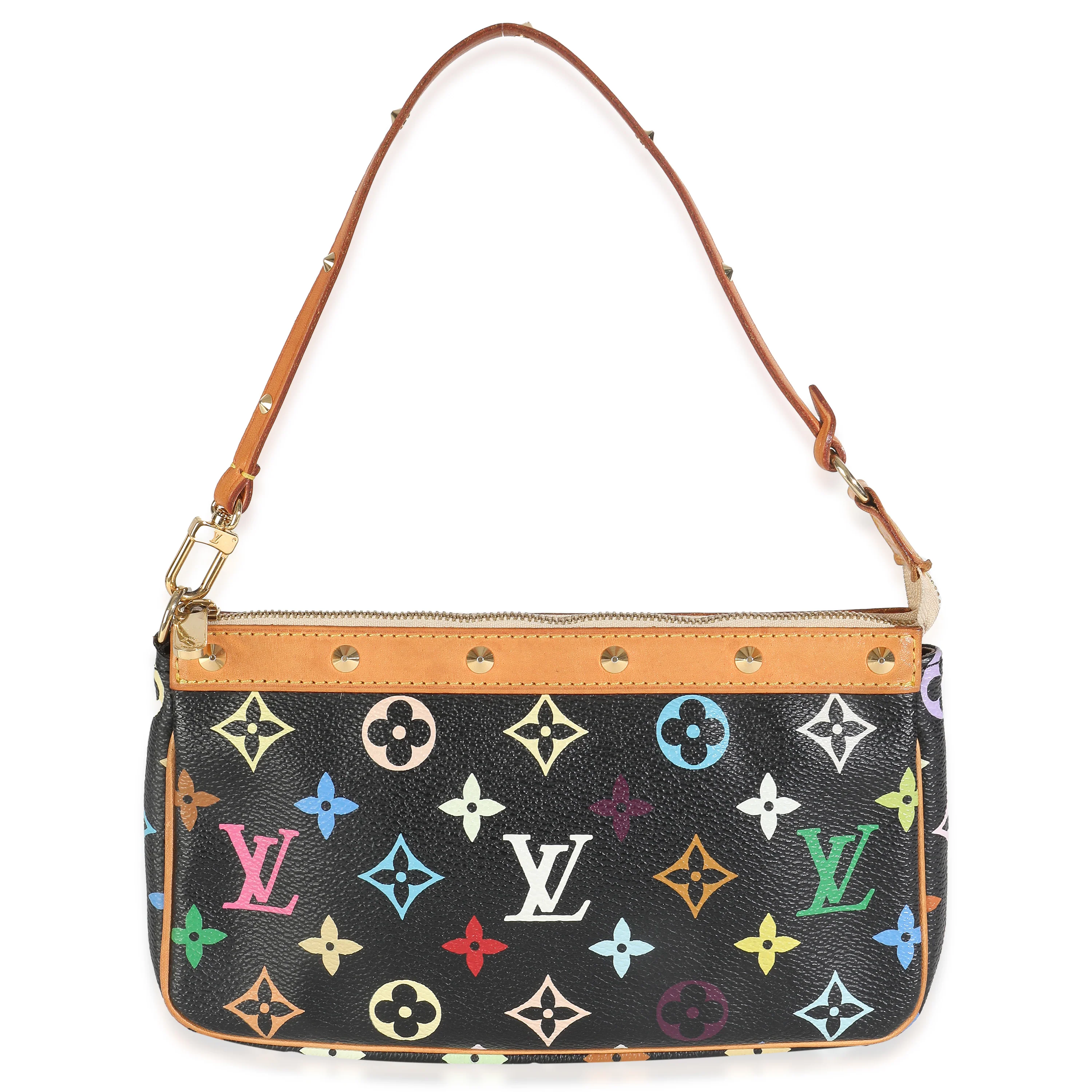 Black Monogram Multicolor Canvas Pochette Accessories - Image 2