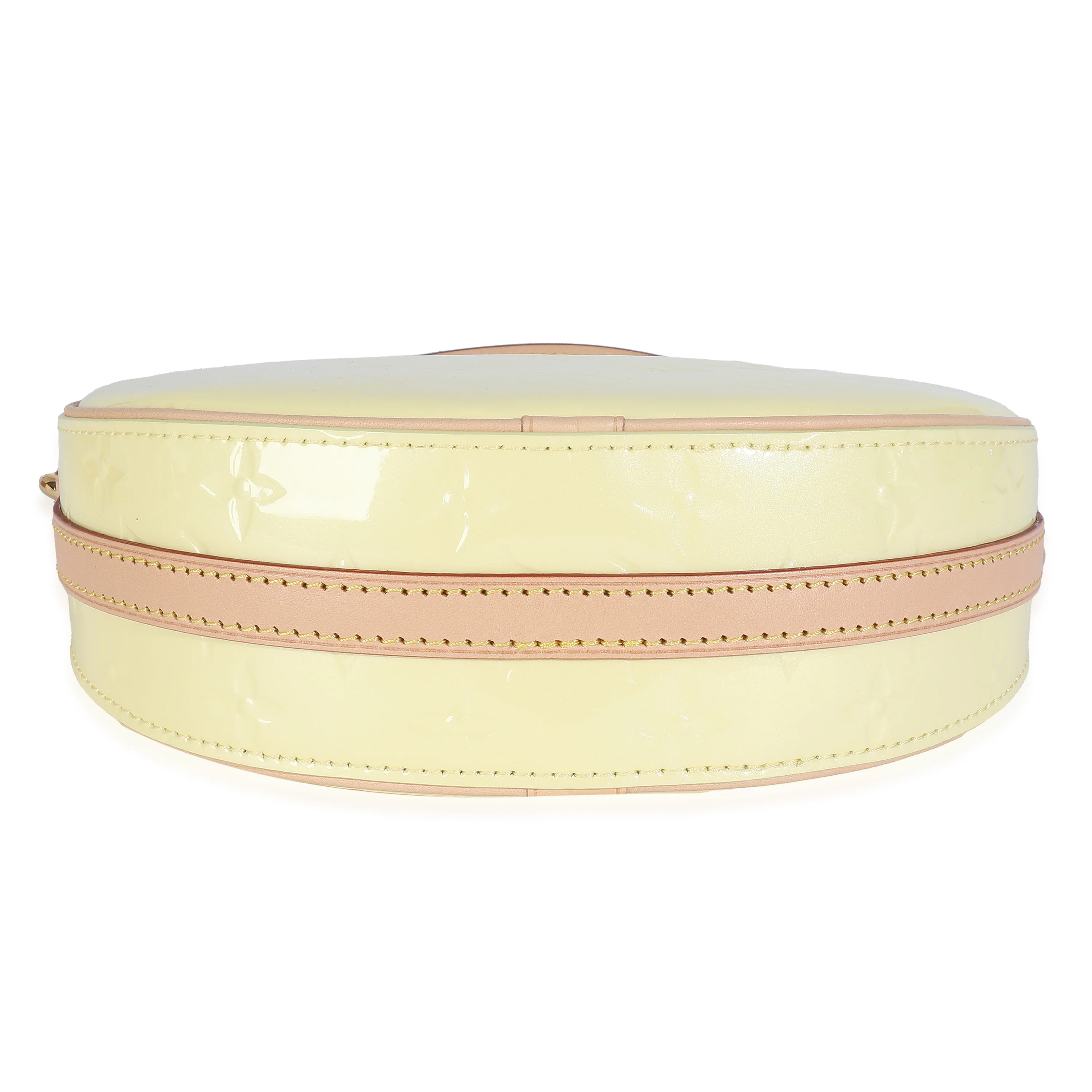 Light Yellow Monogram Vernis Croissant NM - Image 5