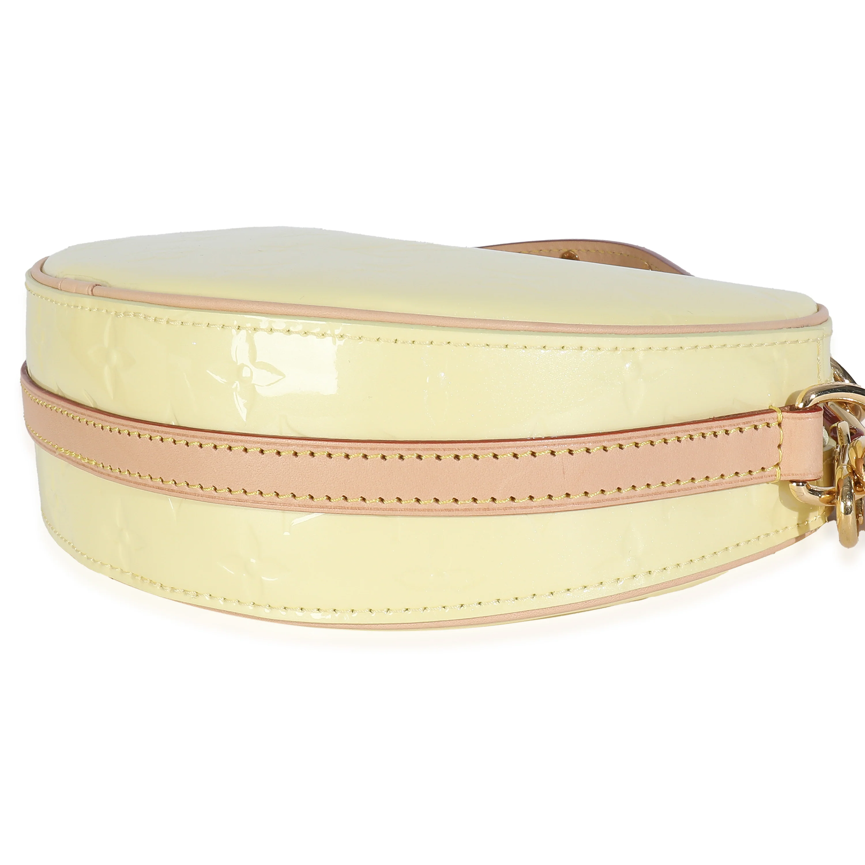 Light Yellow Monogram Vernis Croissant NM - Image 6