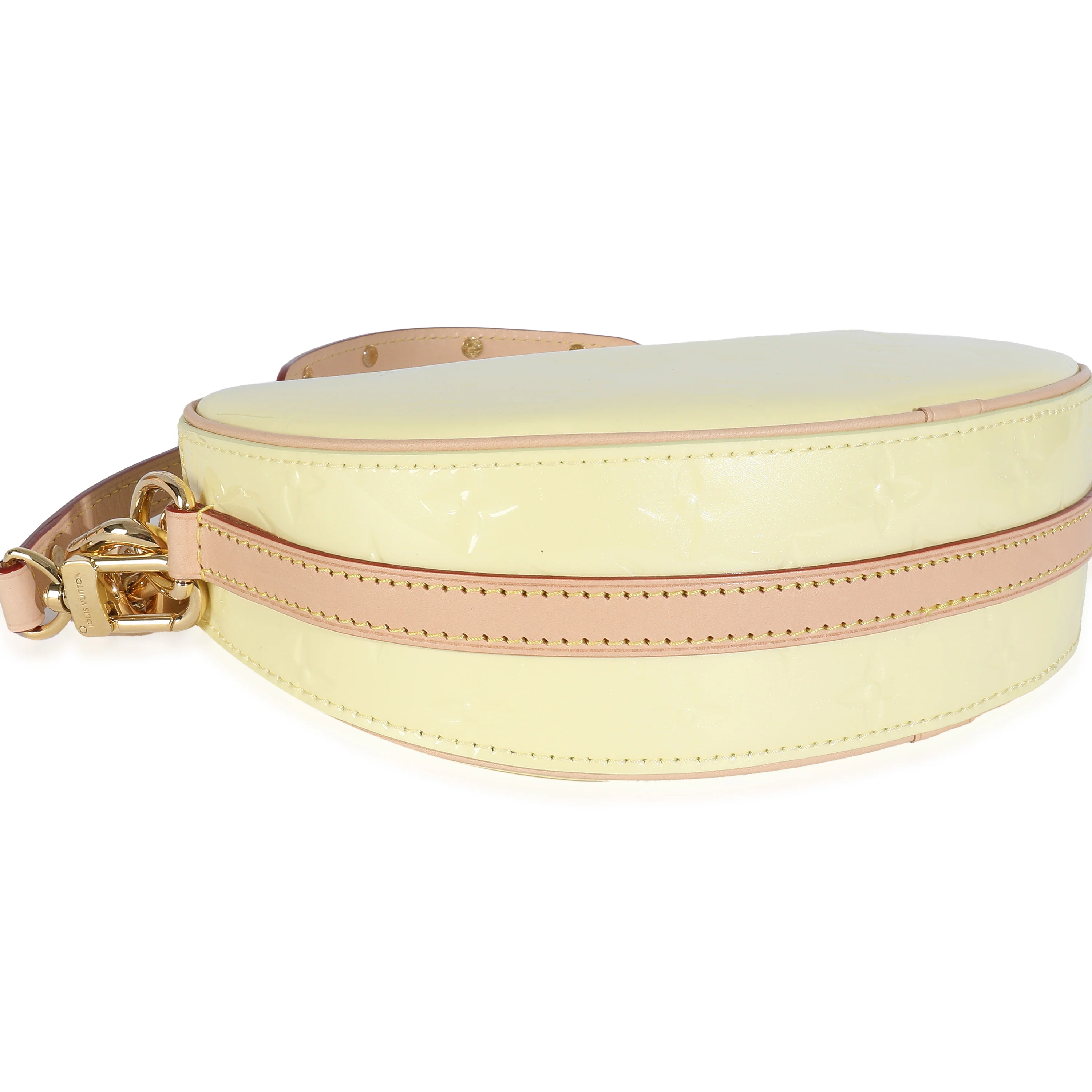 Light Yellow Monogram Vernis Croissant NM - Image 7