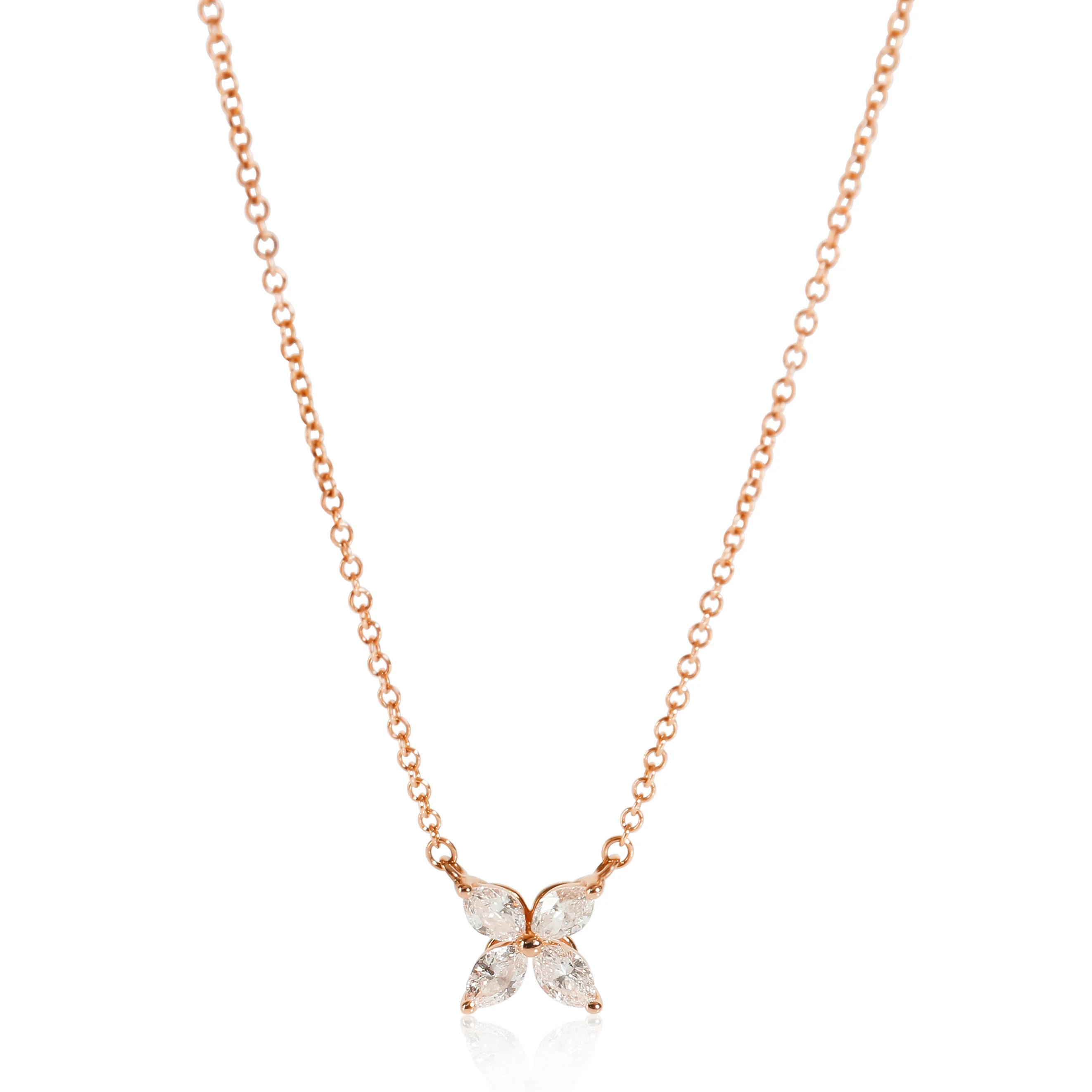Rose Gold Diamond Small Model Victoria Pendant