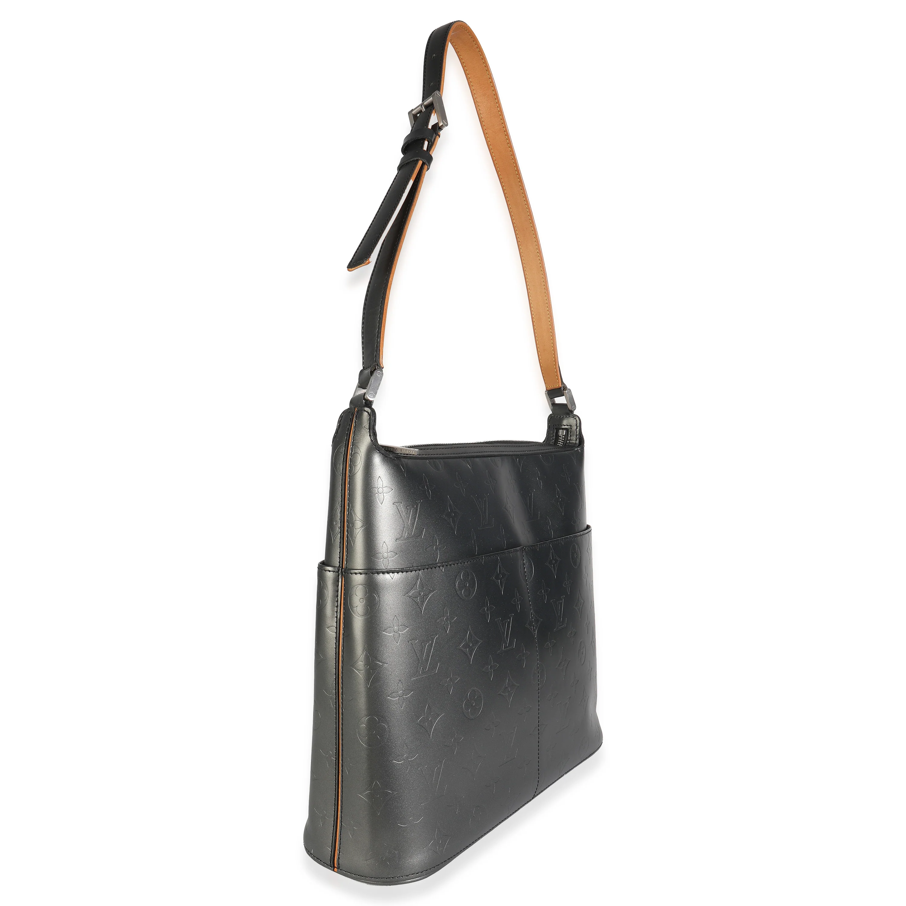 Black Mat Monogram Sutter Tote - Image 3
