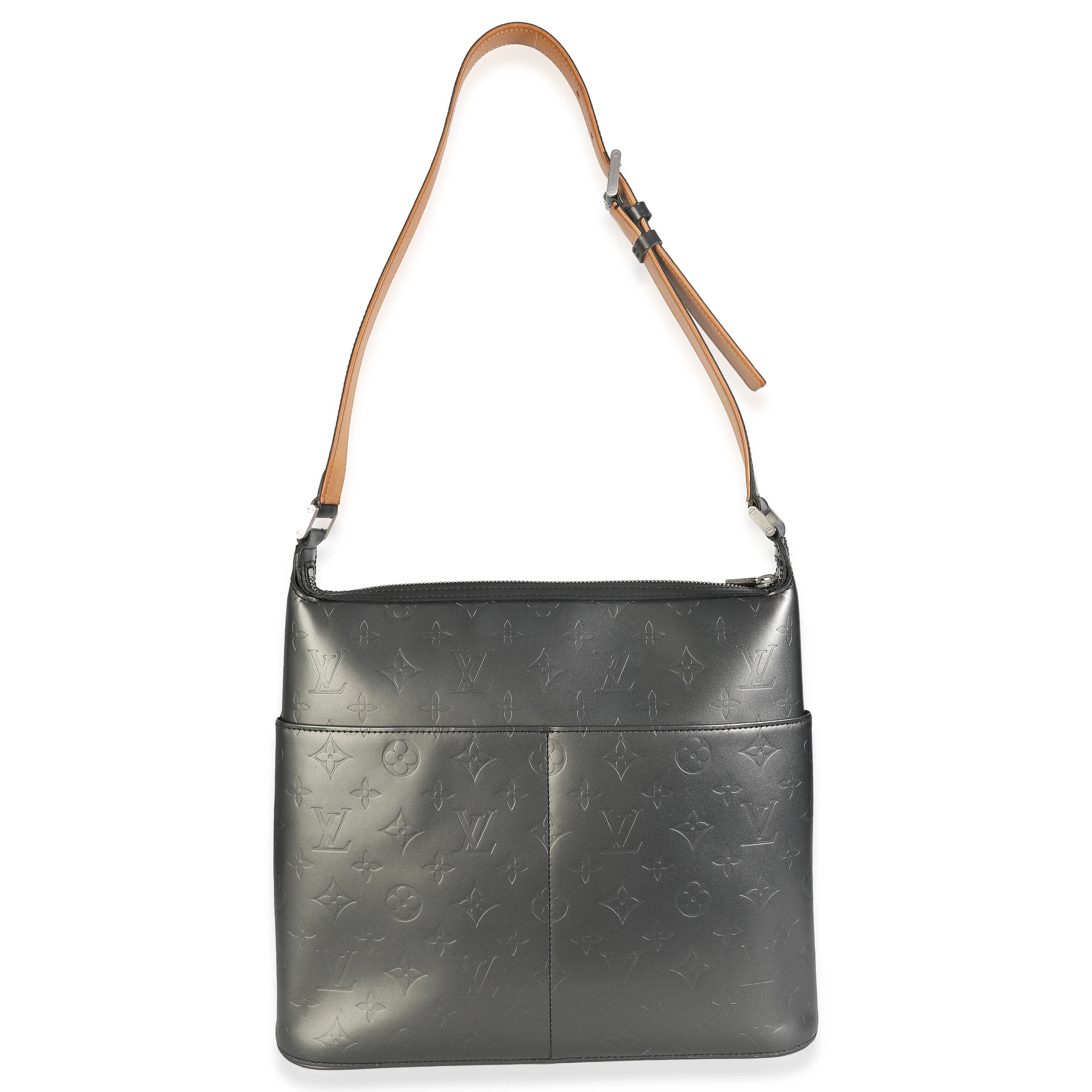 Black Mat Monogram Sutter Tote - Image 4