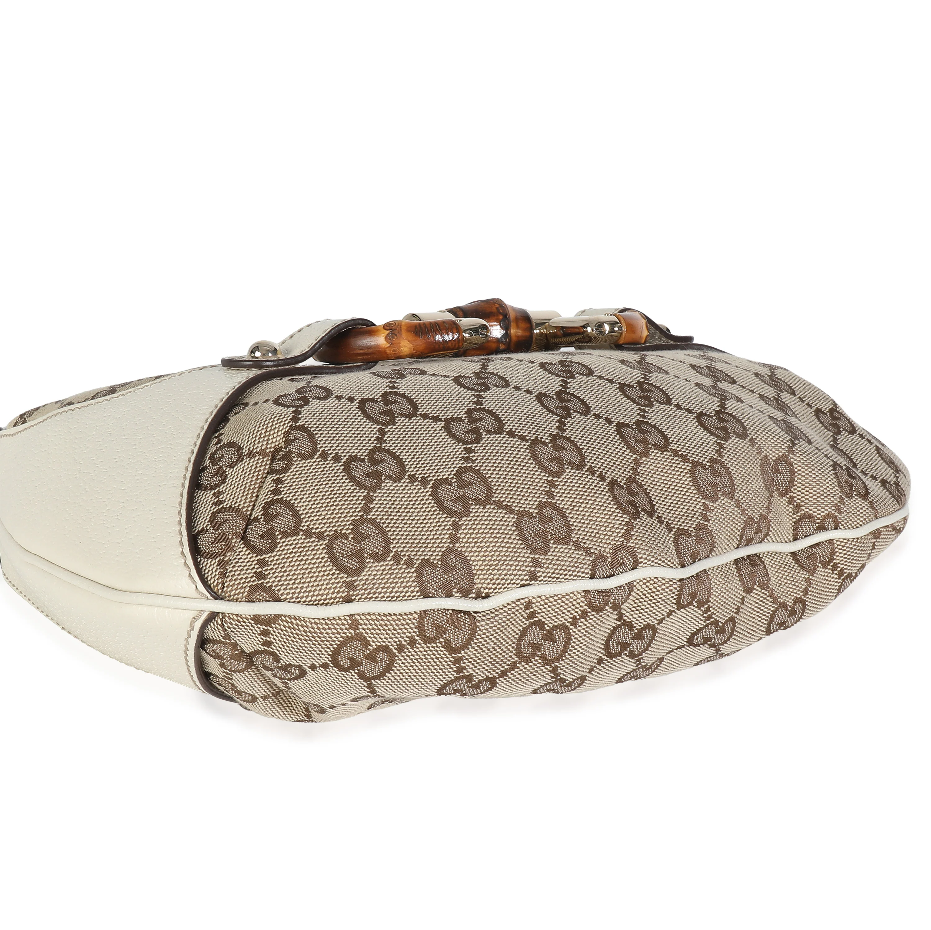 Ebony GG Canvas Bamboo Small Amalfi Hobo - Image 6