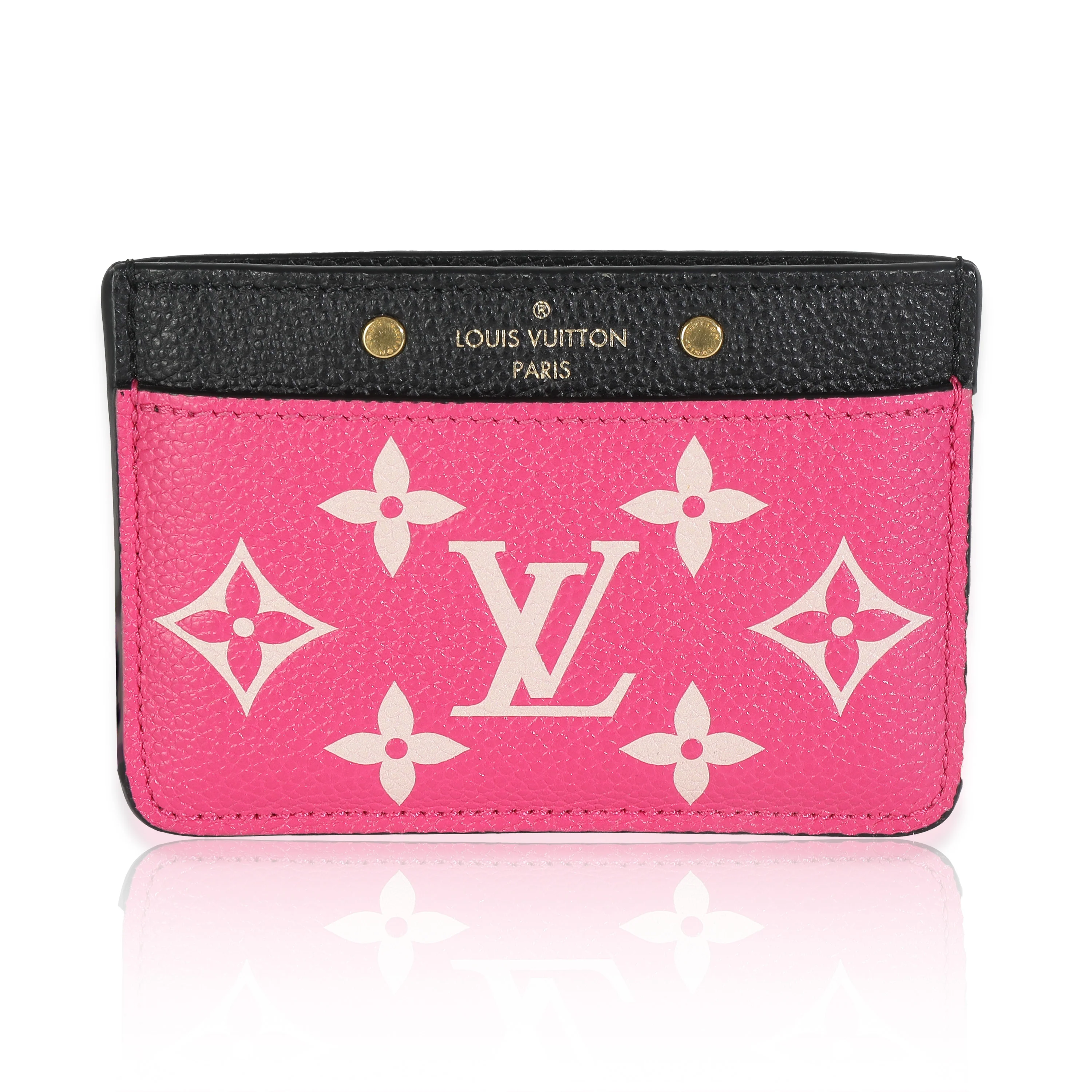 Black White Pink Empreinte Spring In The City Card Holder