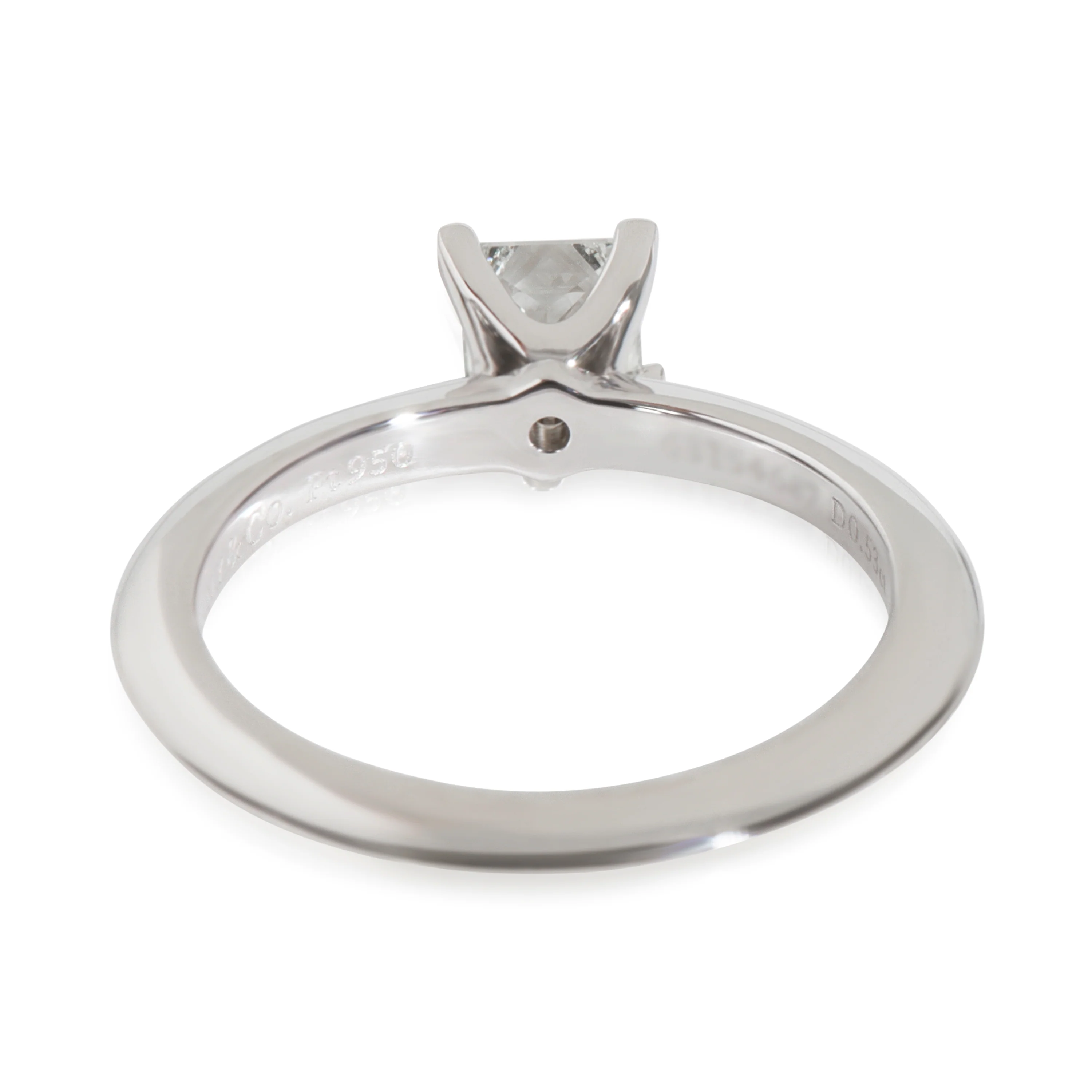 0.53 ct Princess Diamond Engagement Ring - Image 3