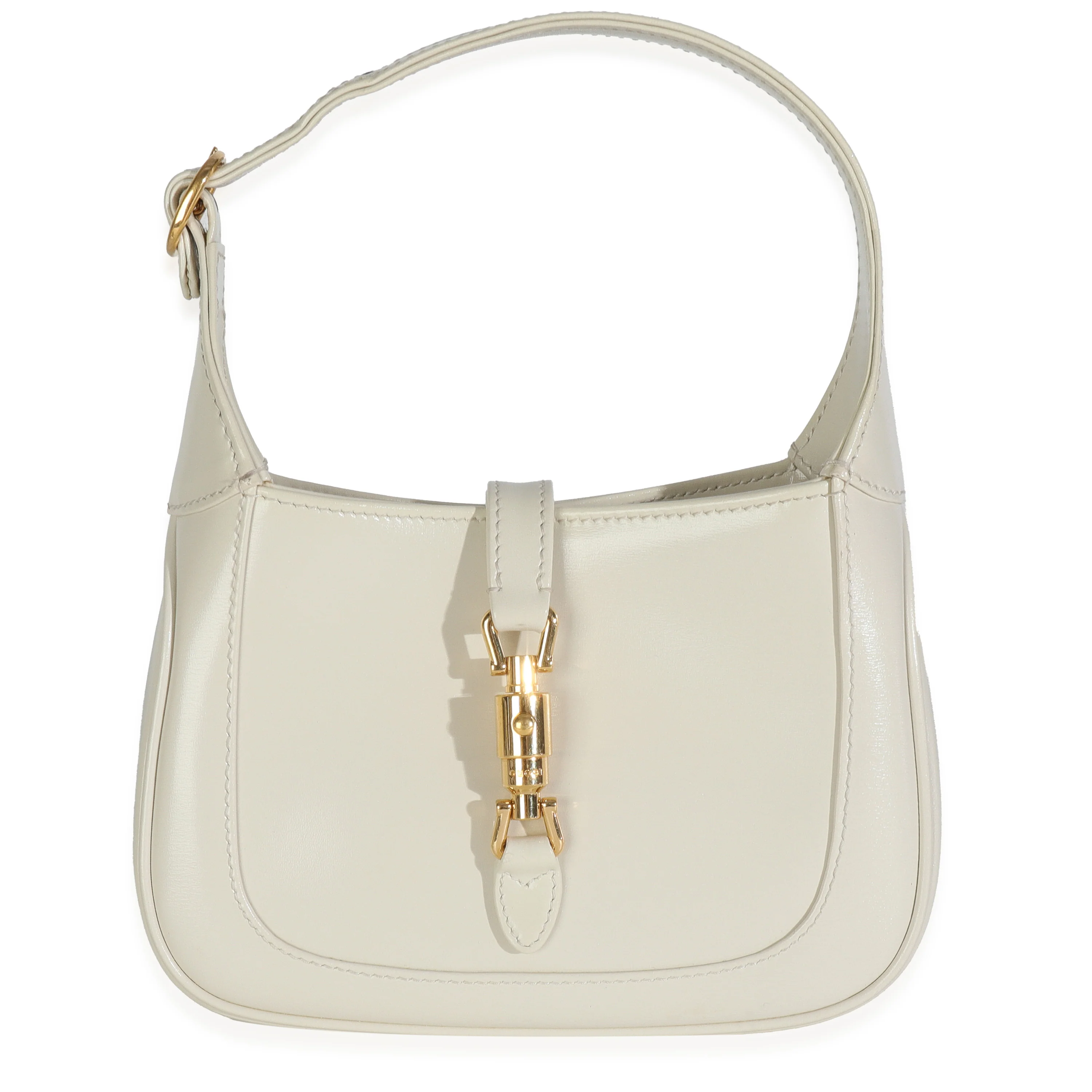 Mystic White Boarded Dyana Lux Calfskin Mini Jackie 1961 Hobo - Image 2