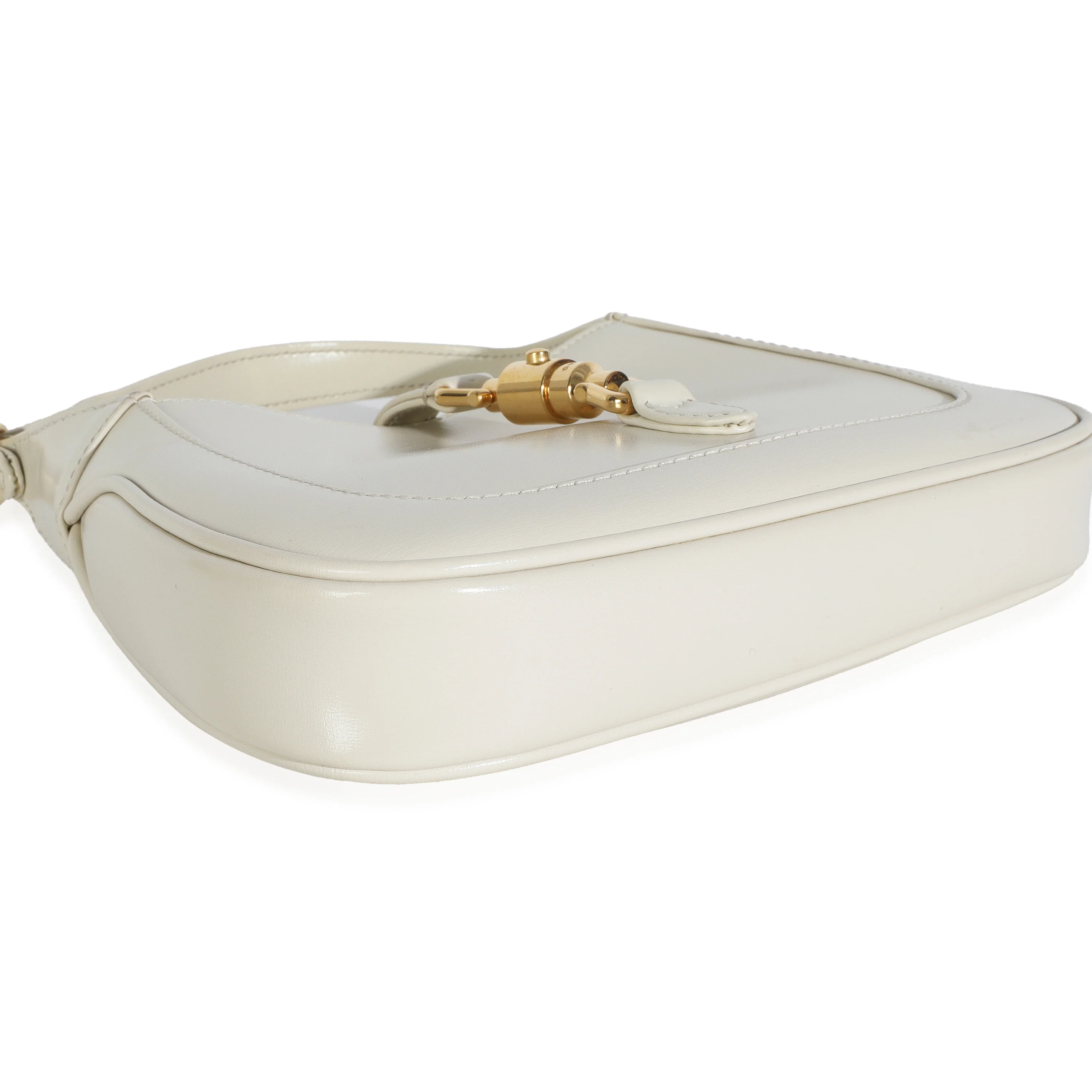 Mystic White Boarded Dyana Lux Calfskin Mini Jackie 1961 Hobo - Image 8