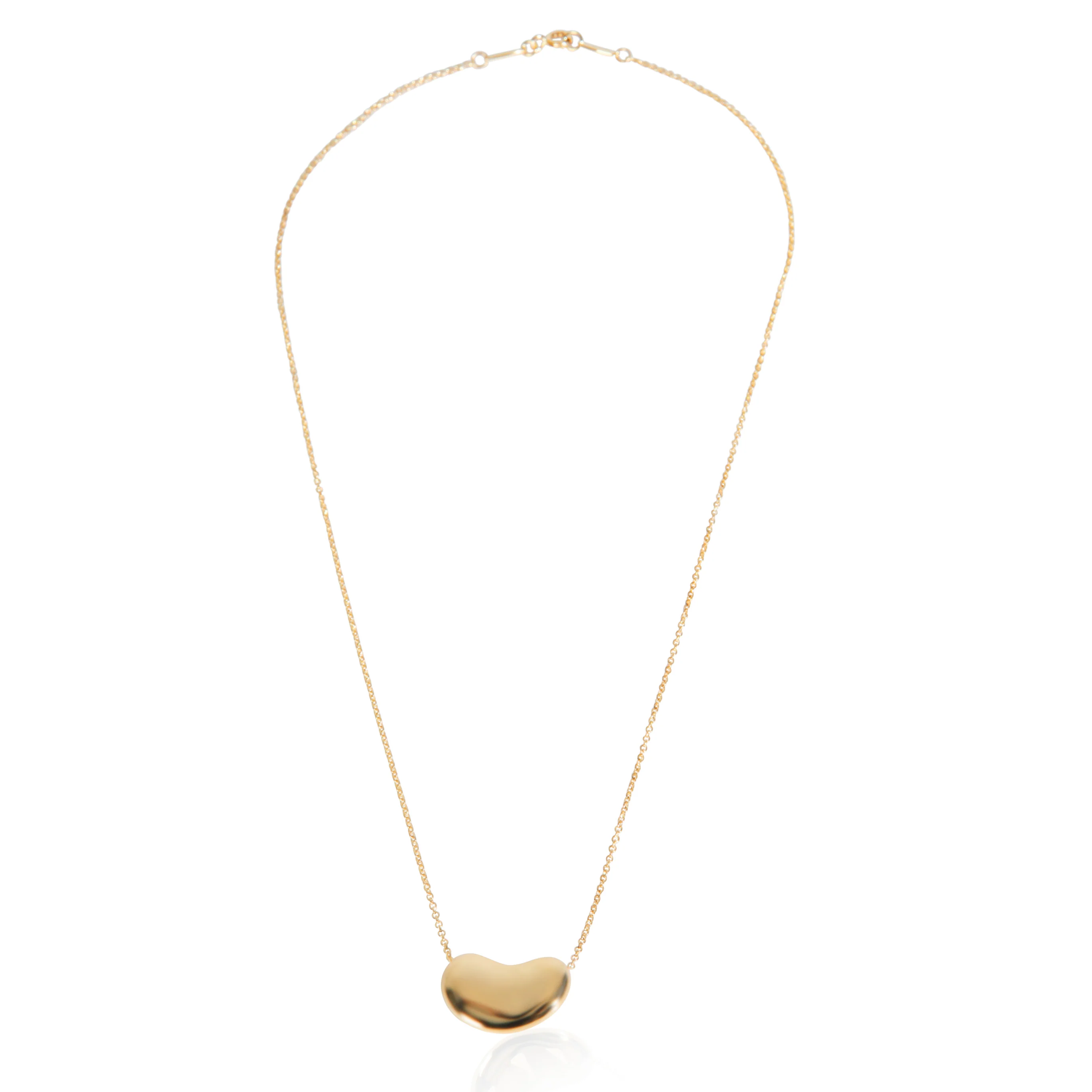 Yellow Gold Elsa Peretti Bean Pendant - Image 3