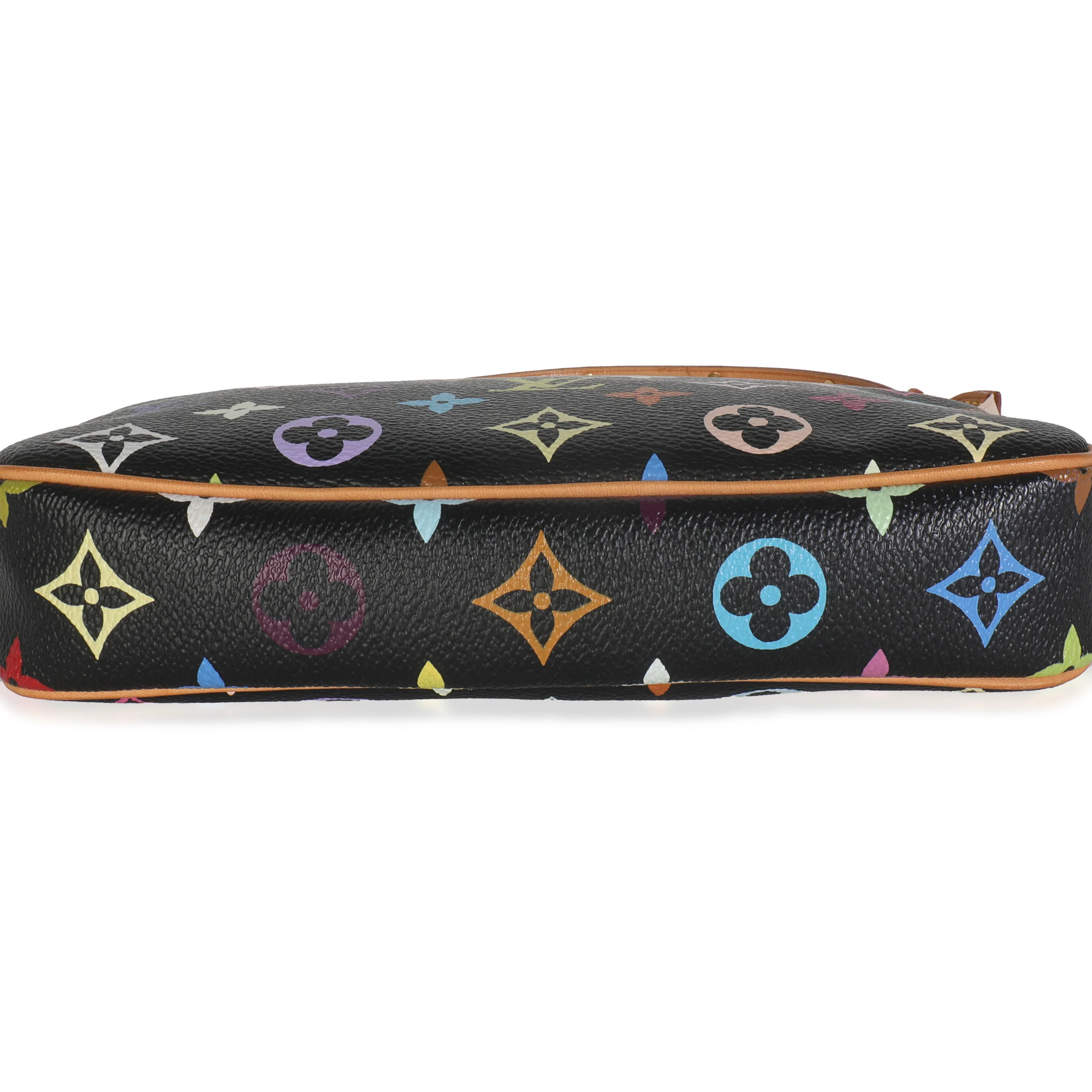 Black Monogram Multicolor Canvas Pochette Accessoires - Image 5