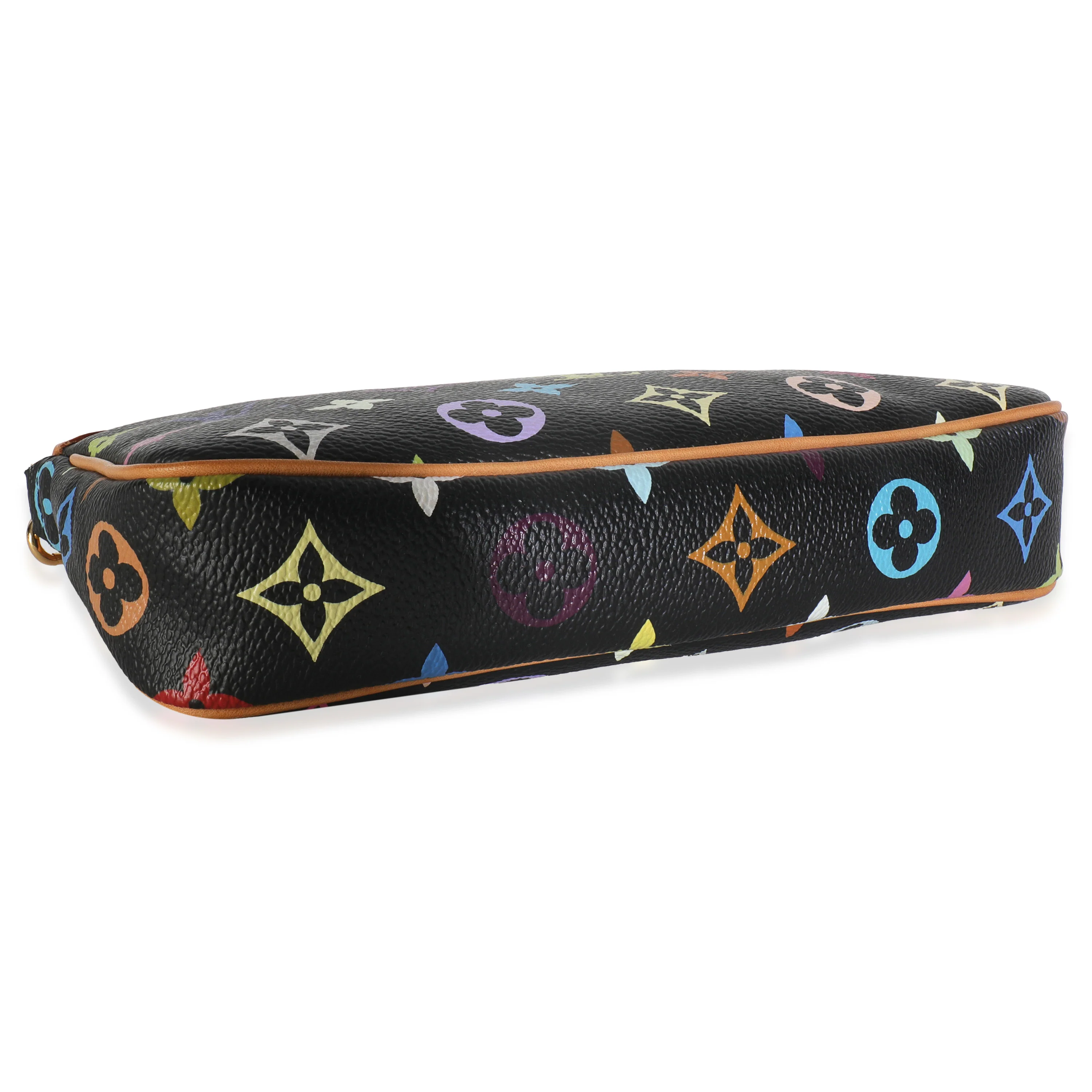 Black Monogram Multicolor Canvas Pochette Accessoires - Image 6