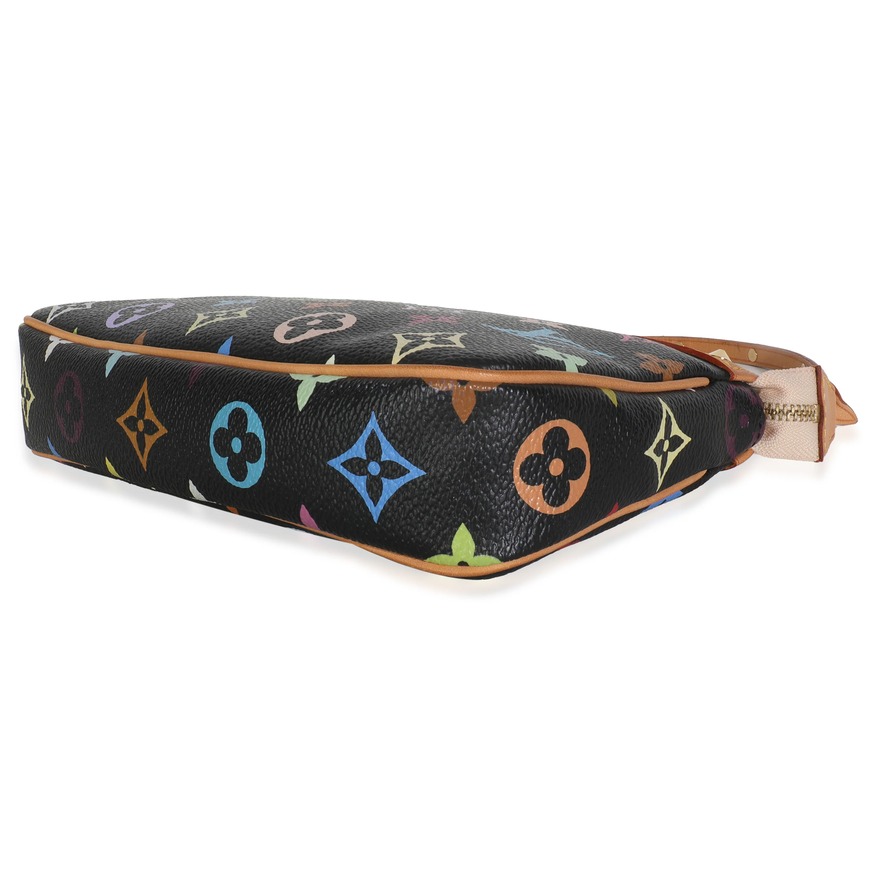 Black Monogram Multicolor Canvas Pochette Accessoires - Image 7