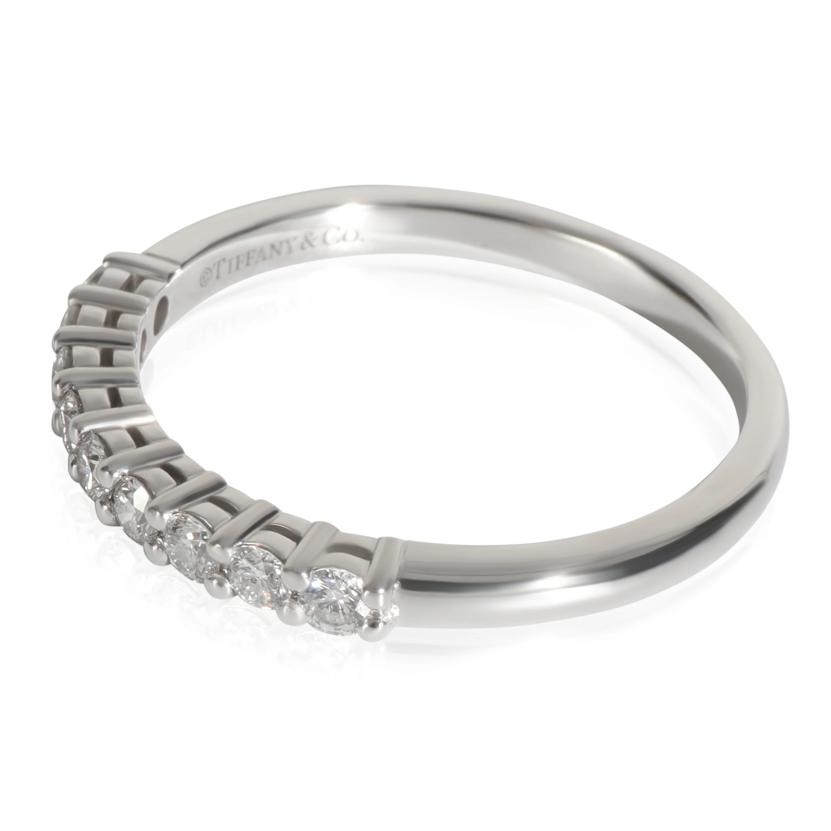 Platinum Diamond Tiffany Forever Band - Image 2