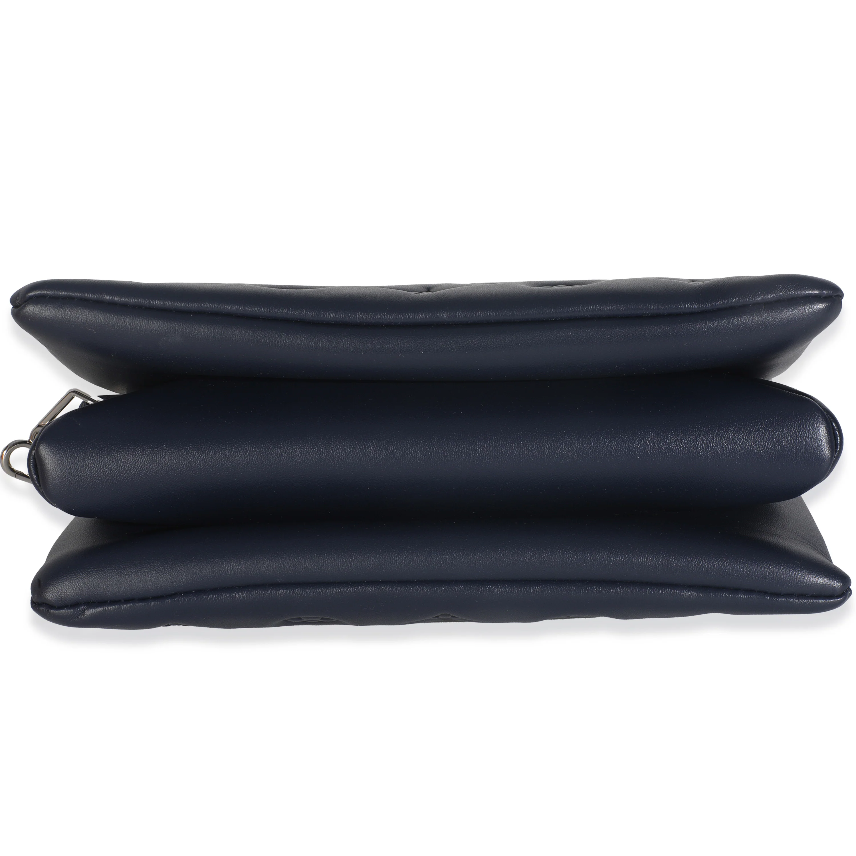 Navy Monogram Embossed Lambskin Coussin PM - Image 5