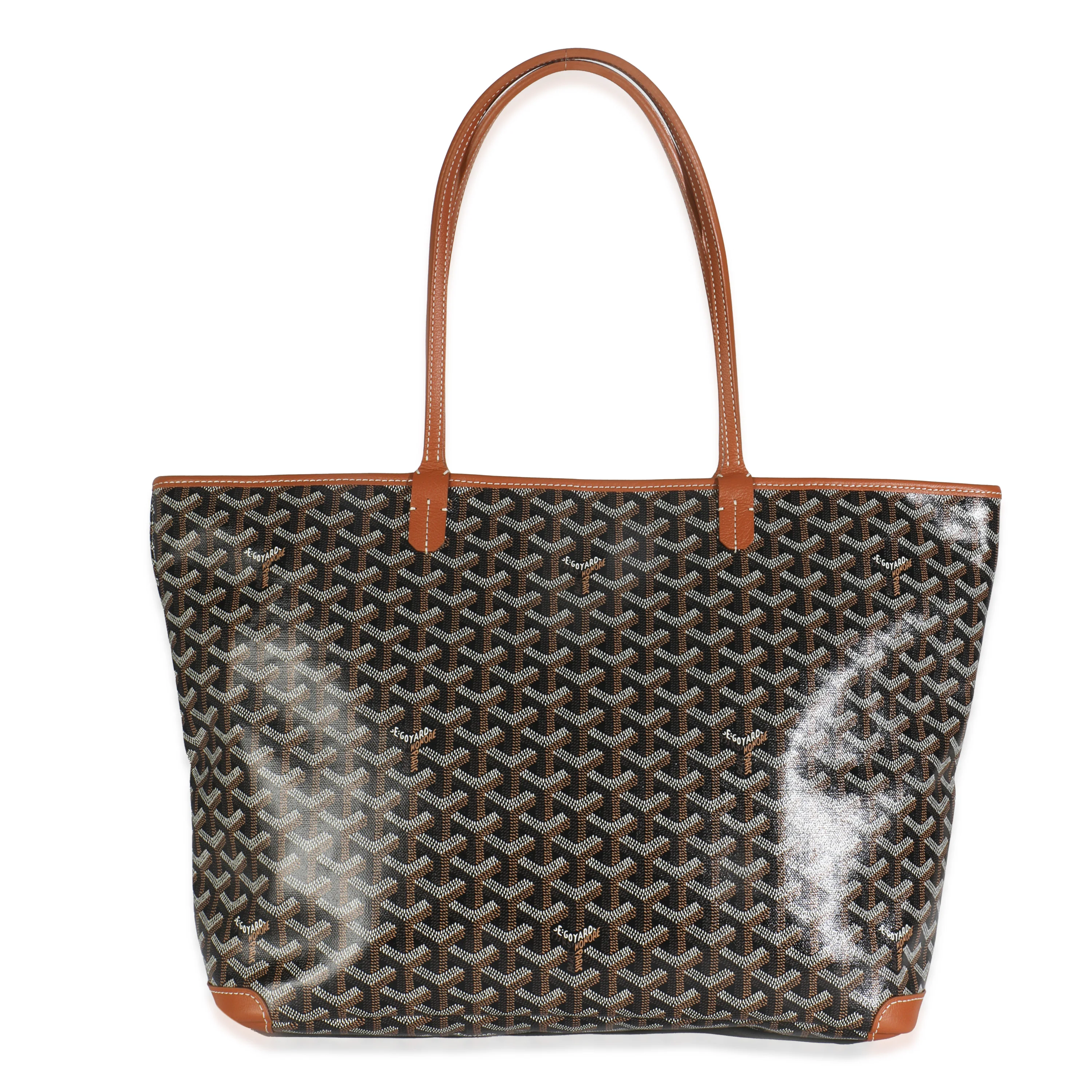 Gold Black Goyardine Canvas Artois GM