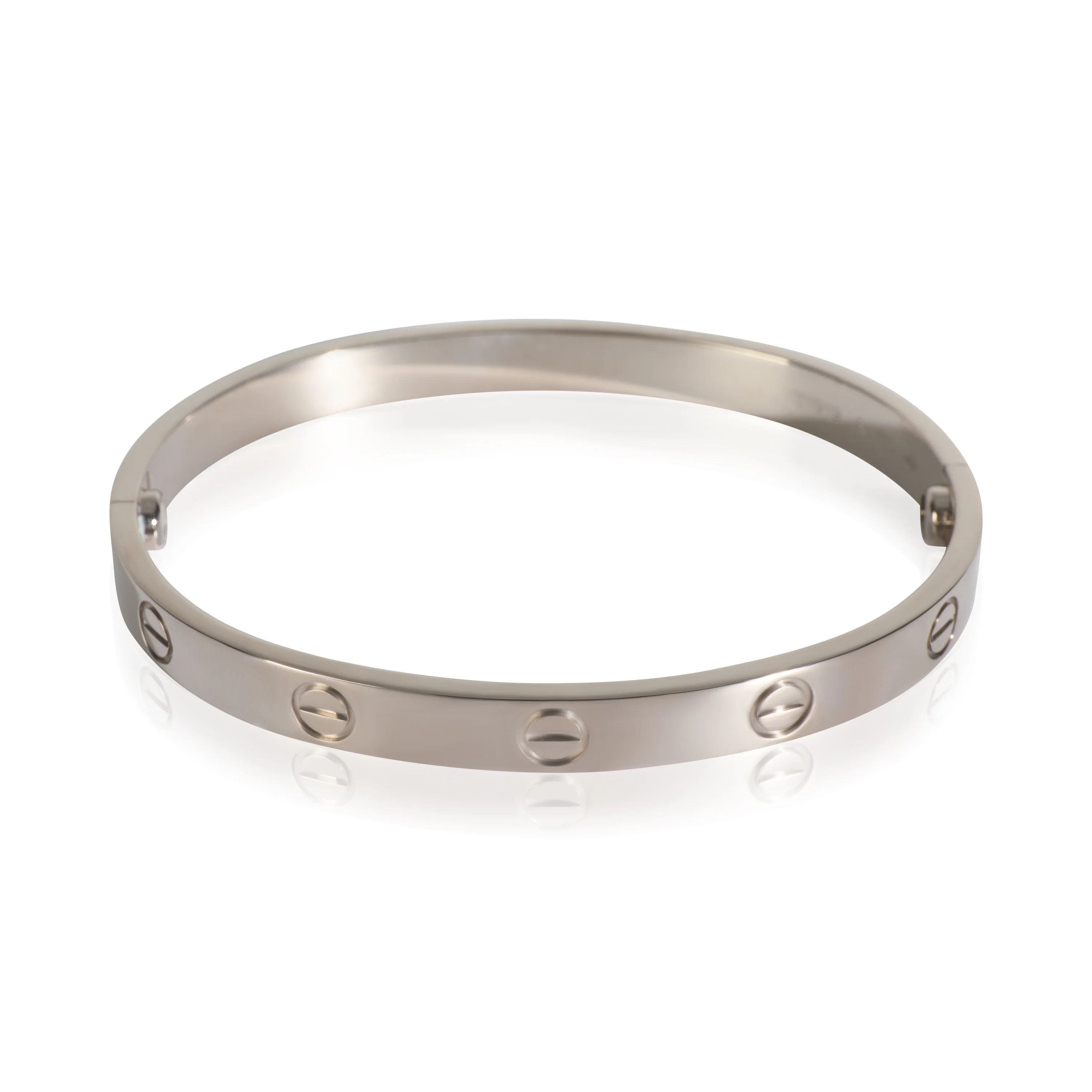 White Gold  Love Bracelet - Image 3