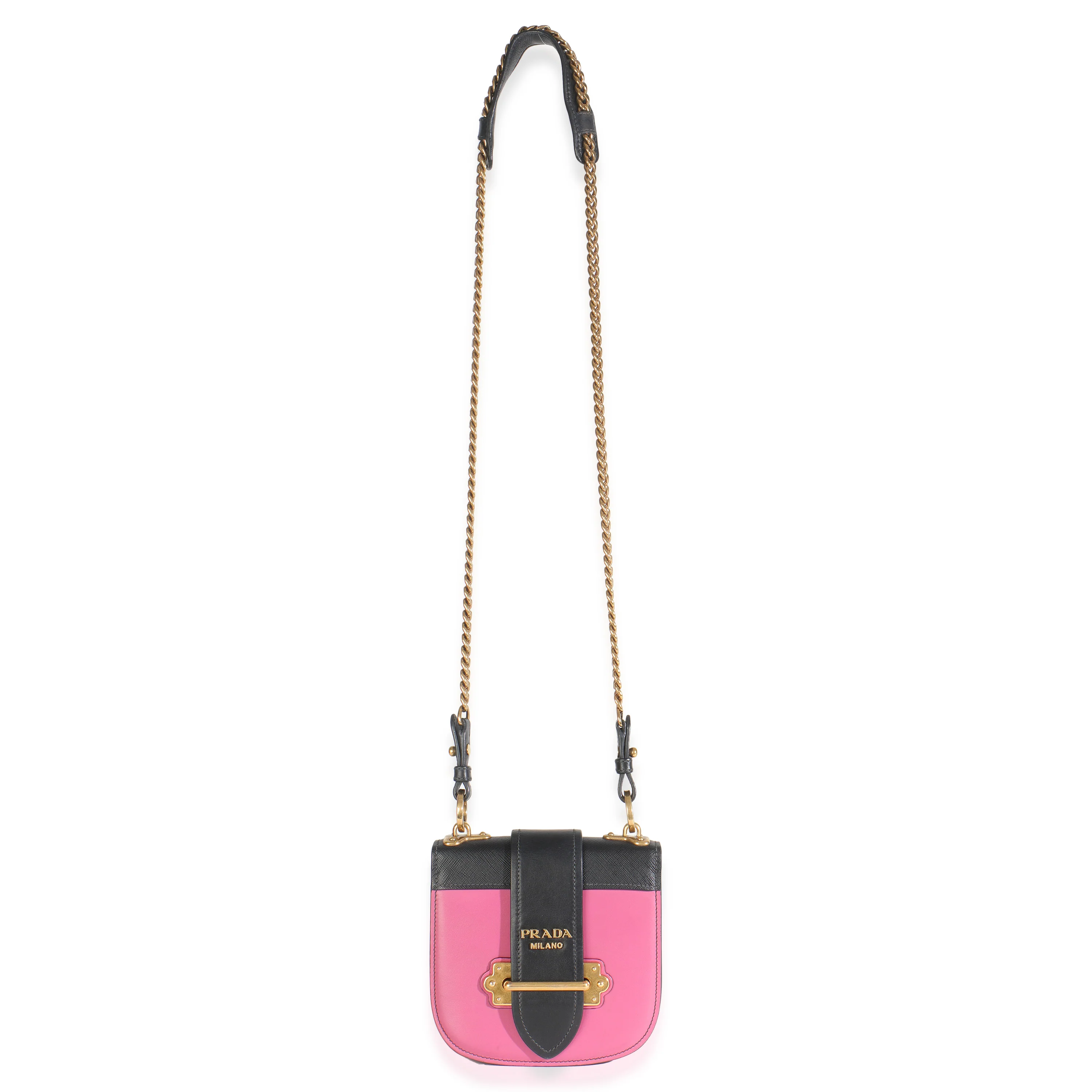 Pink City Calf Saffiano Small Pionniere Crossbody - Image 8