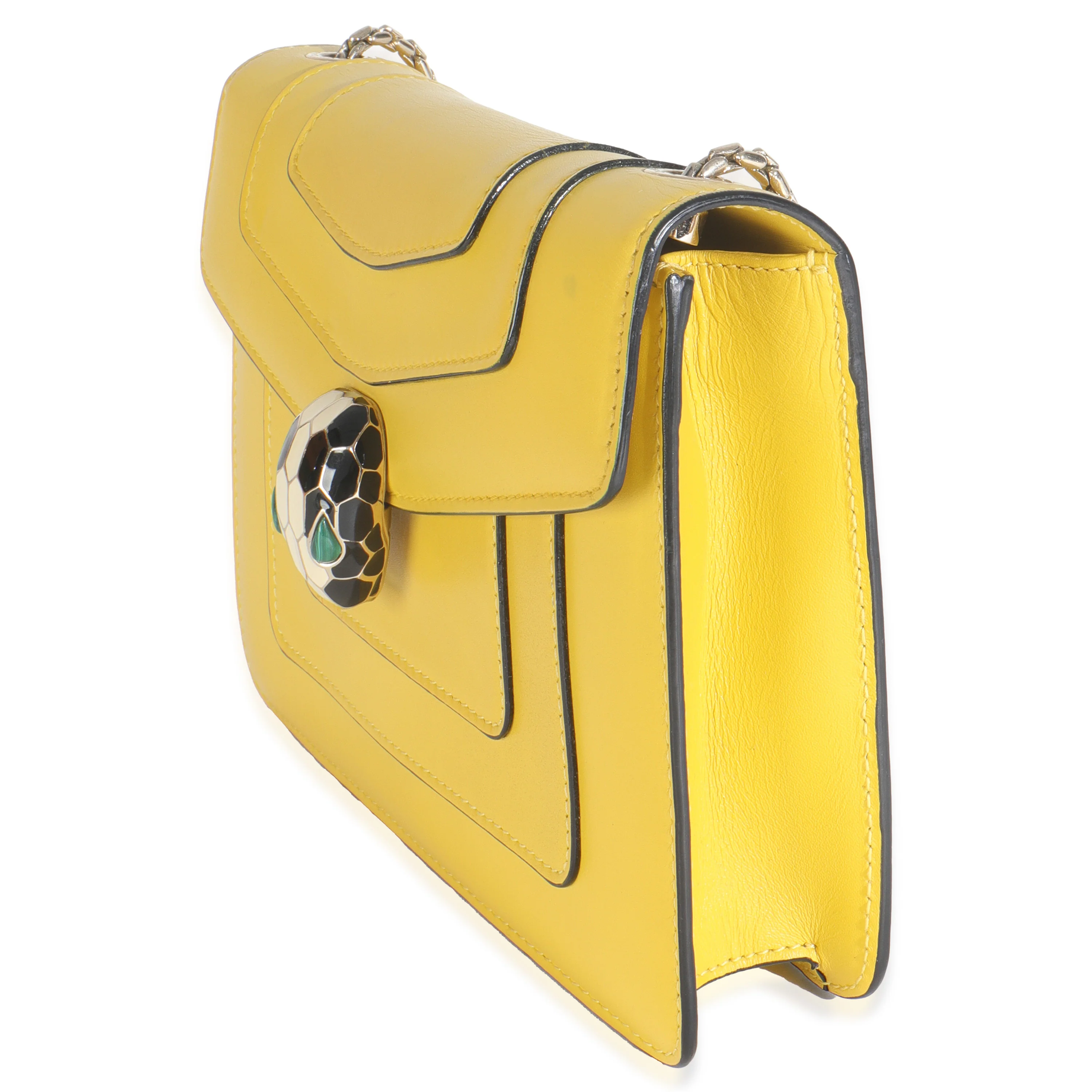 Bvlgari Yellow Smooth Calfskin Small Serpenti Forever - Image 2