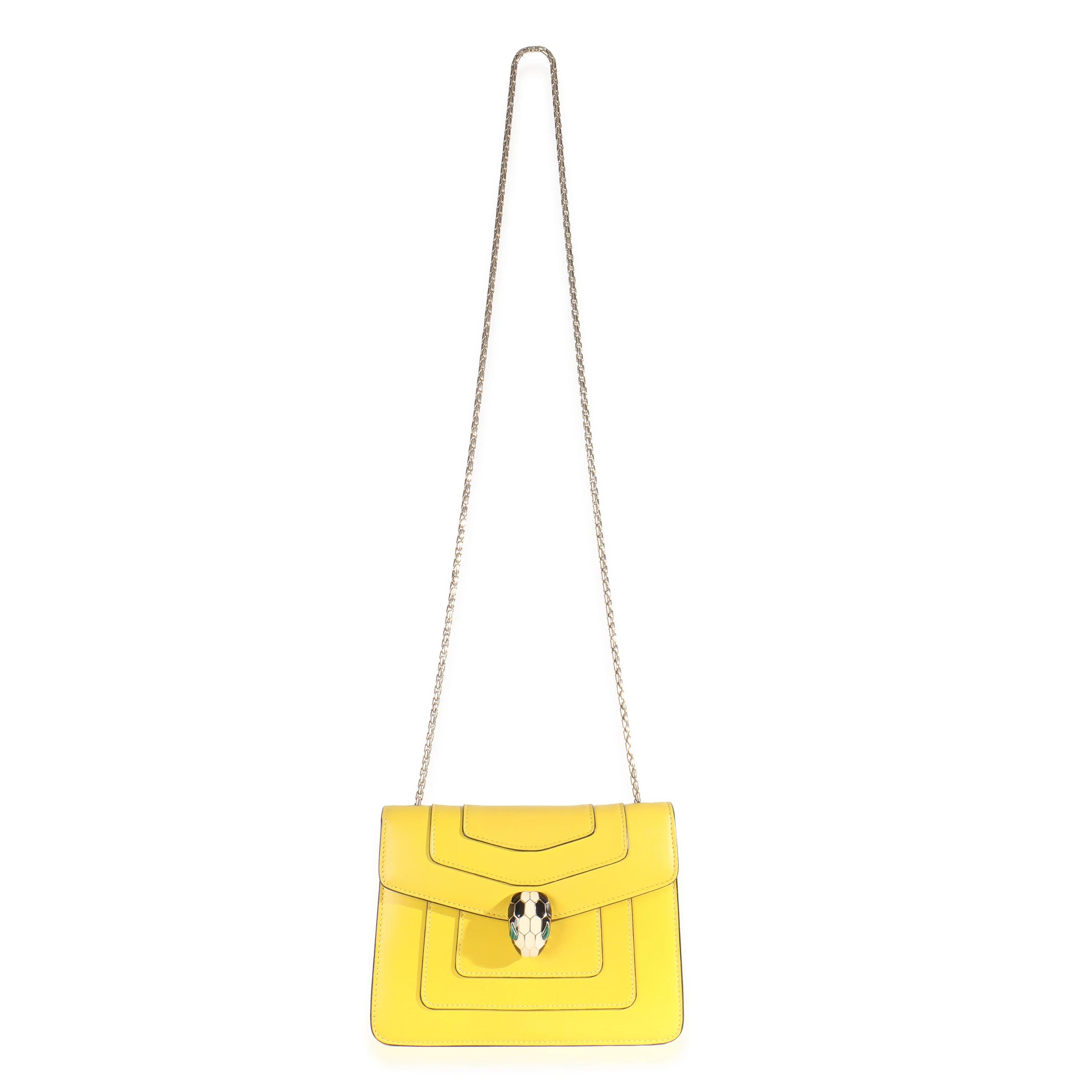 Bvlgari Yellow Smooth Calfskin Small Serpenti Forever - Image 8