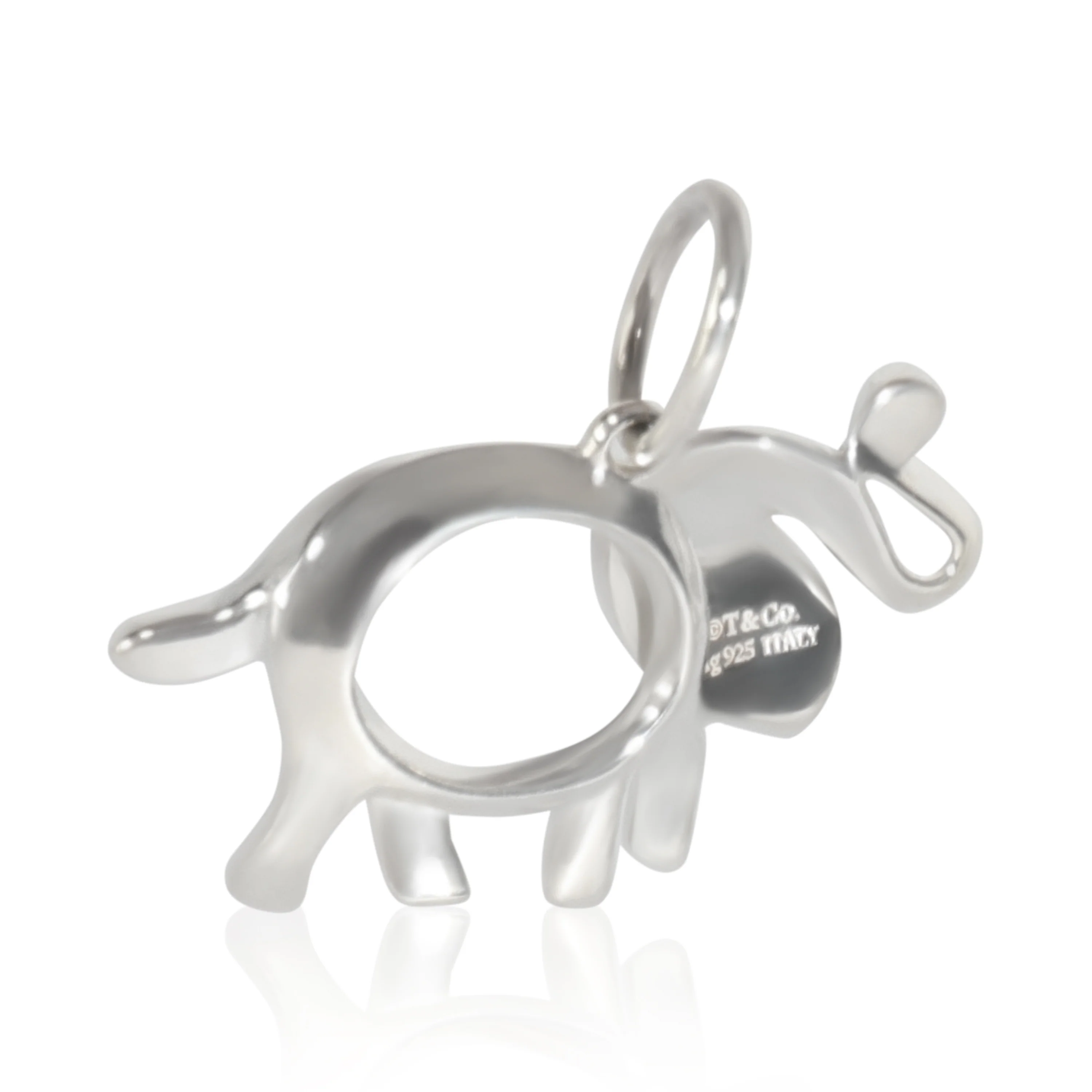 Sterling Silver Tsavorite Save The Wild Elephant Charm - Image 2