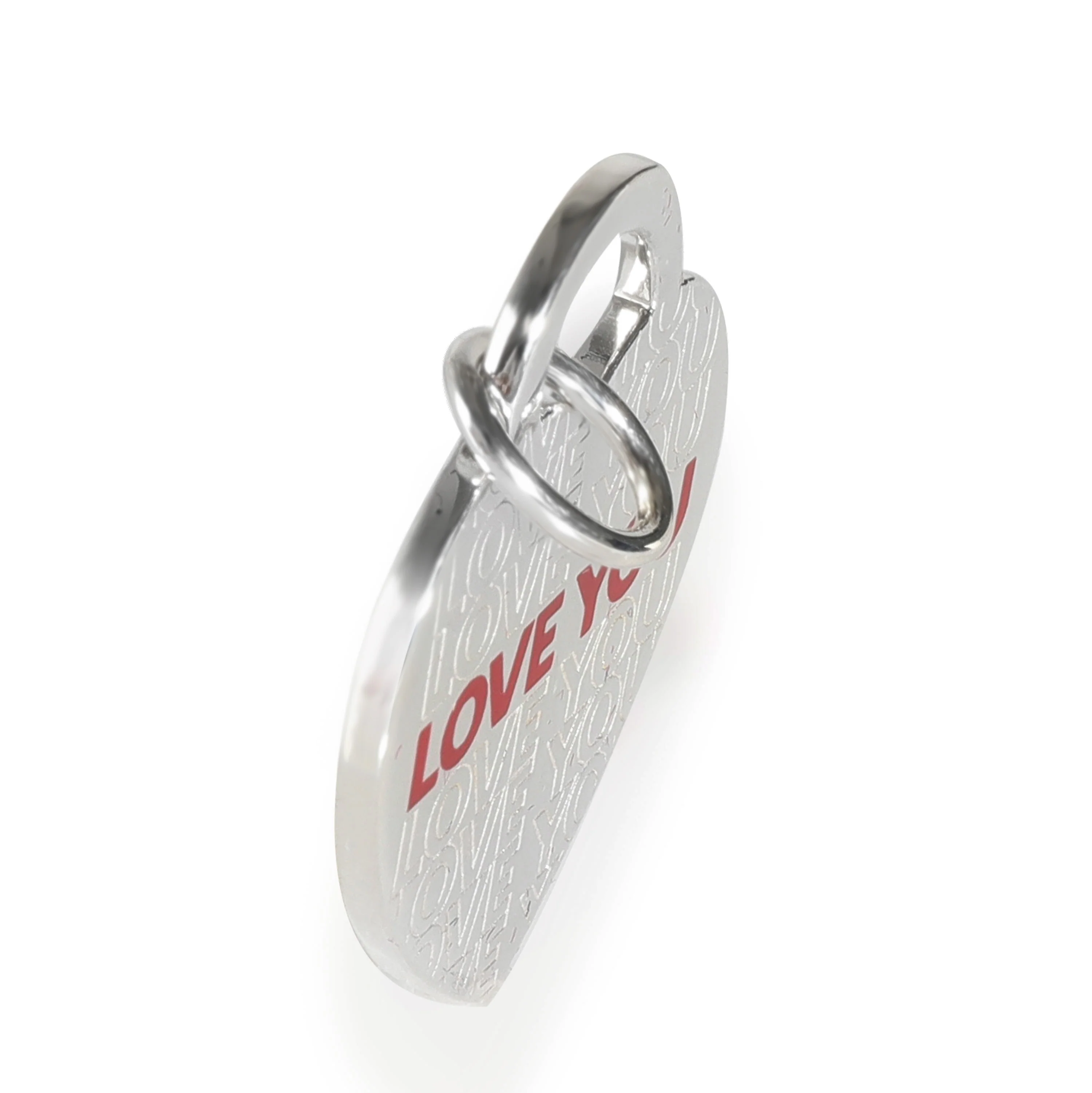 Sterling Silver Love You Charm - Image 2
