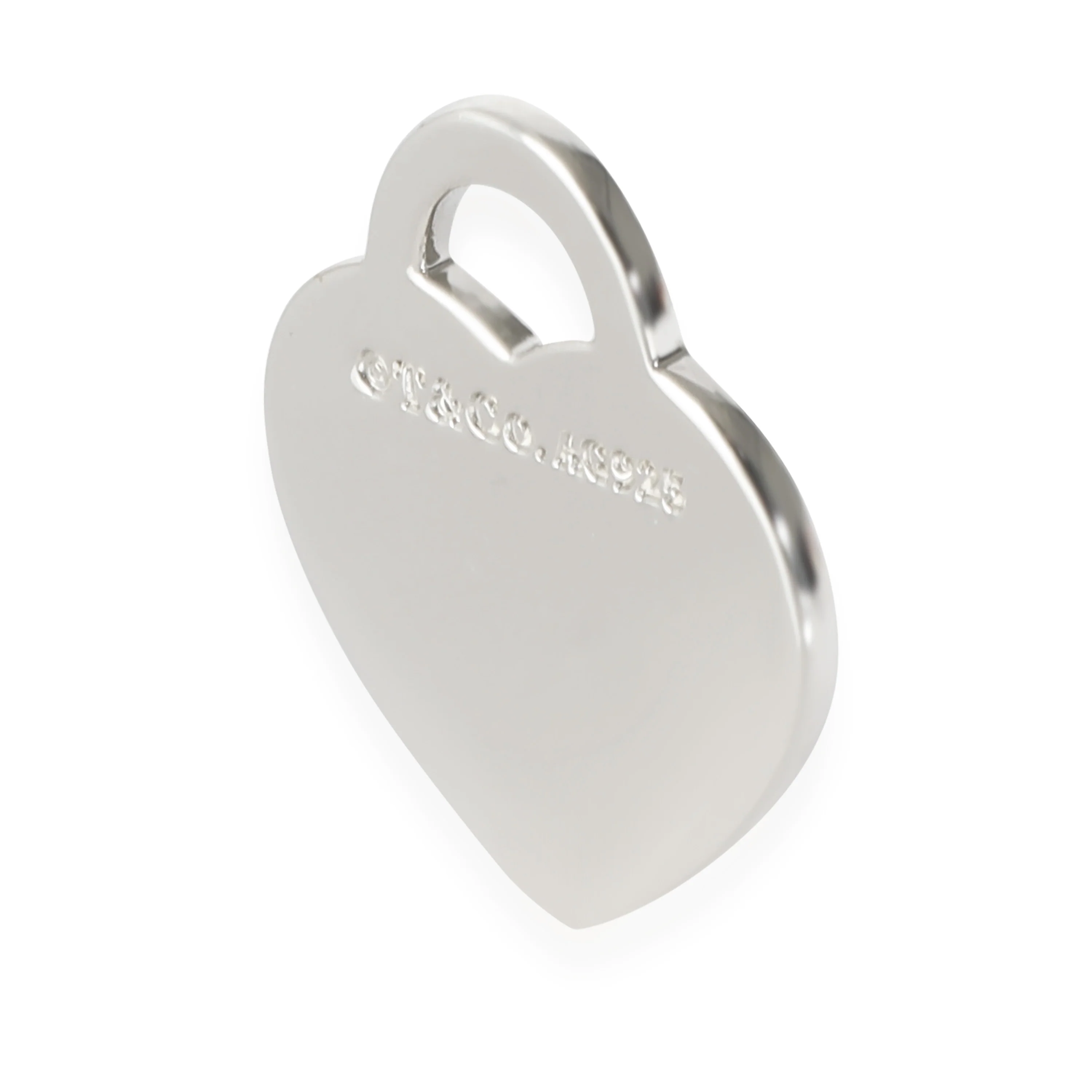 Sterling Silver  Small Heart Charm - Image 2