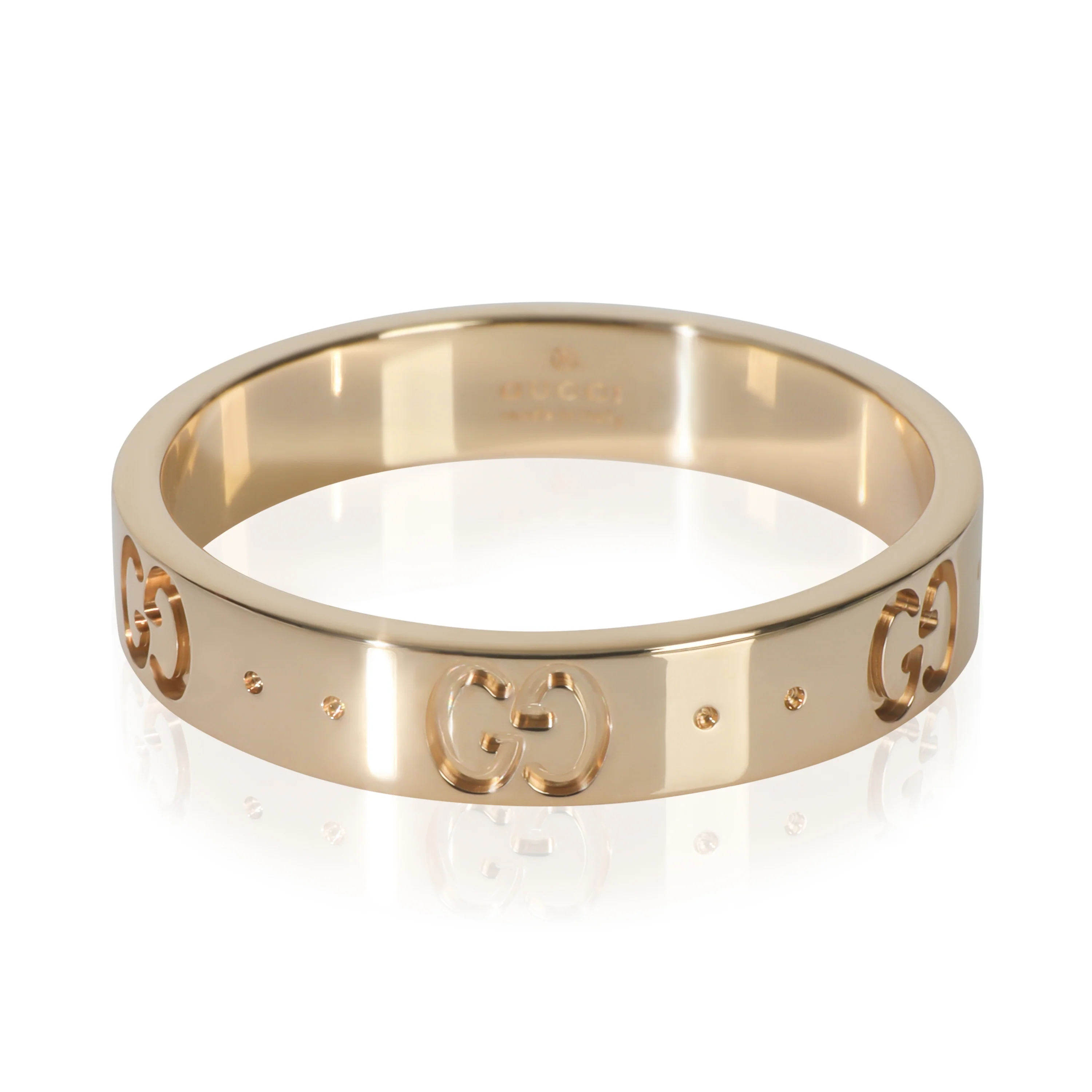 Yellow Gold  Thin Icon Ring