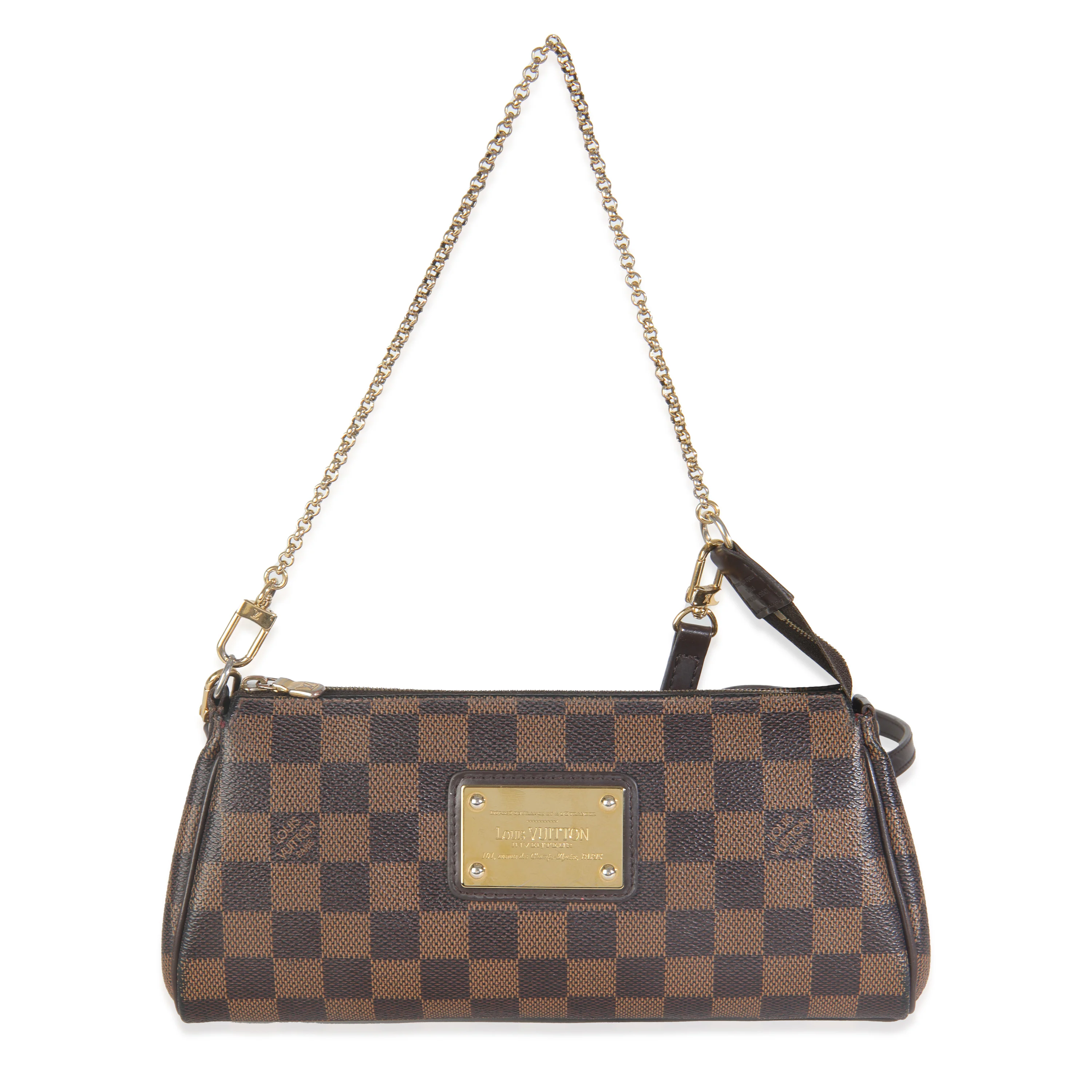 Damier Ebene Canvas Eva Clutch