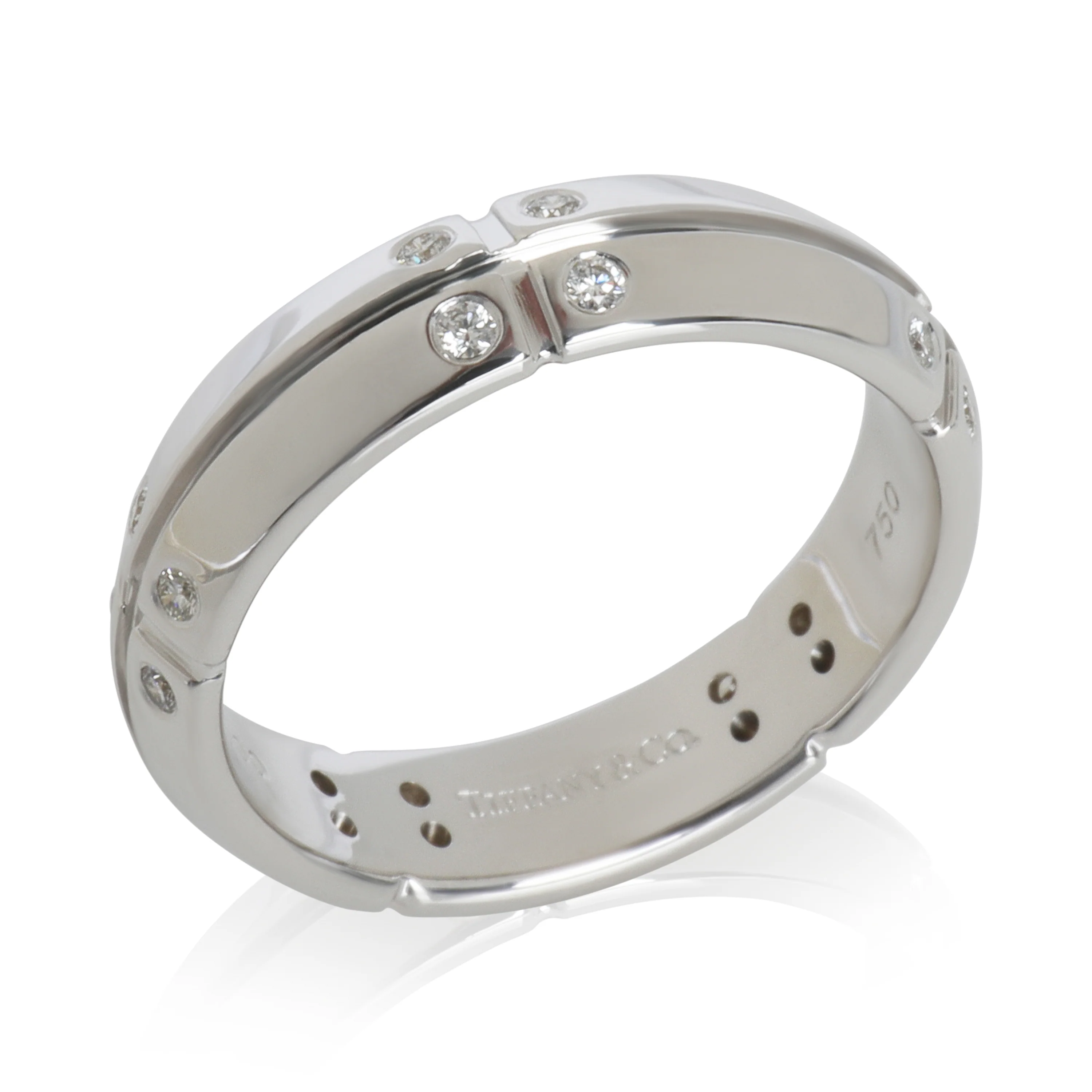 White Gold Diamond Vintage Streamerica Ring - Image 3
