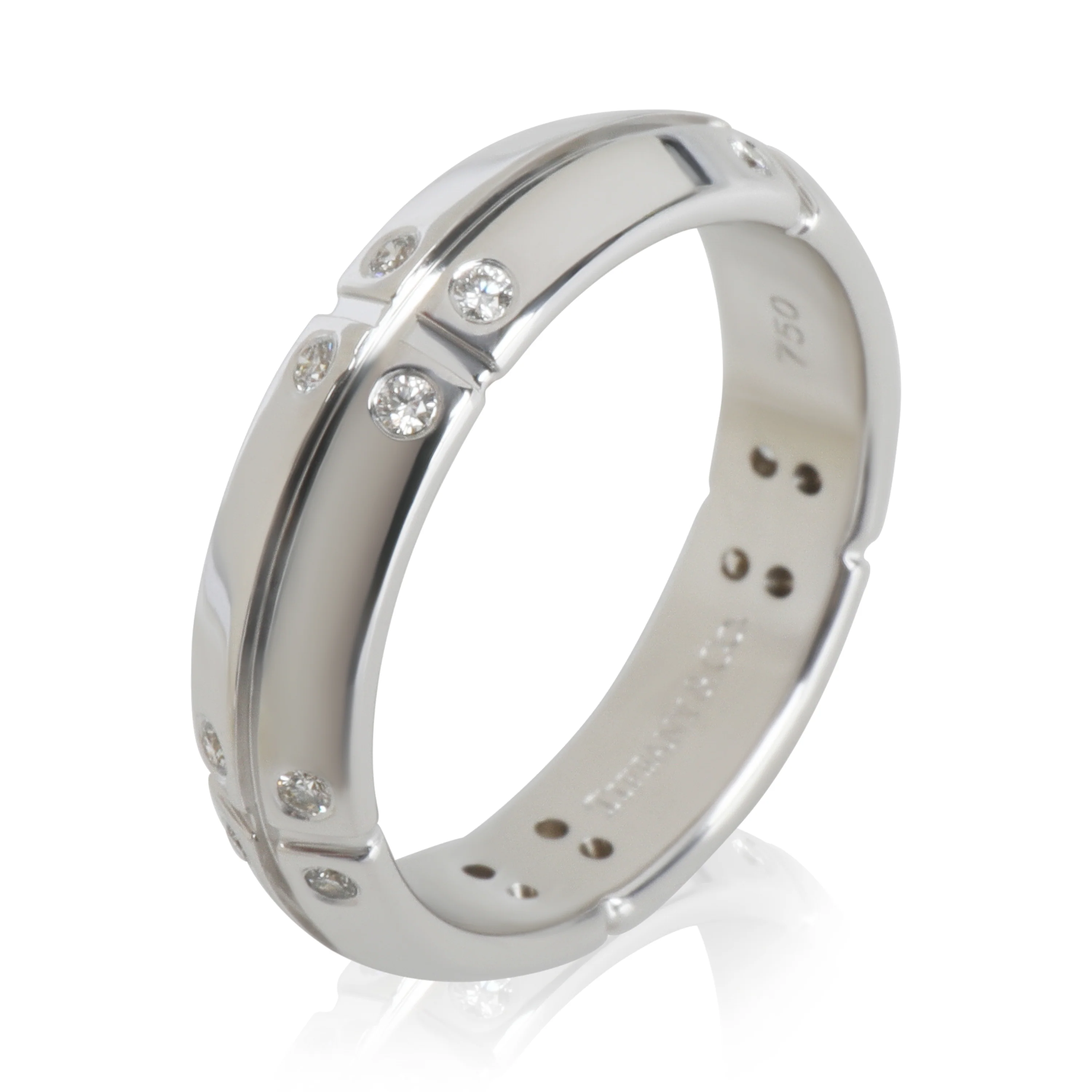 White Gold Diamond Vintage Streamerica Ring - Image 4