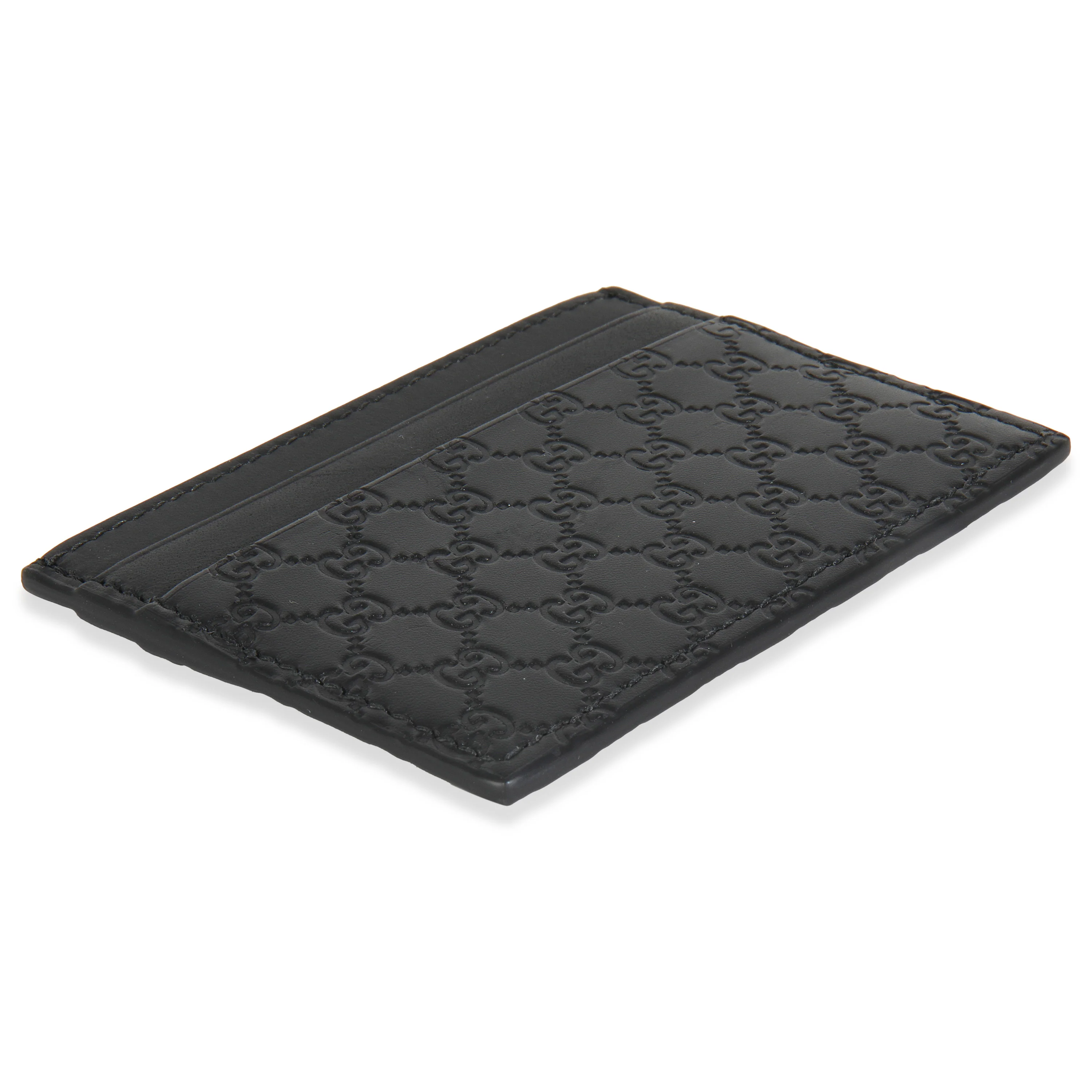 Black Microguccissima Card Case - Image 5