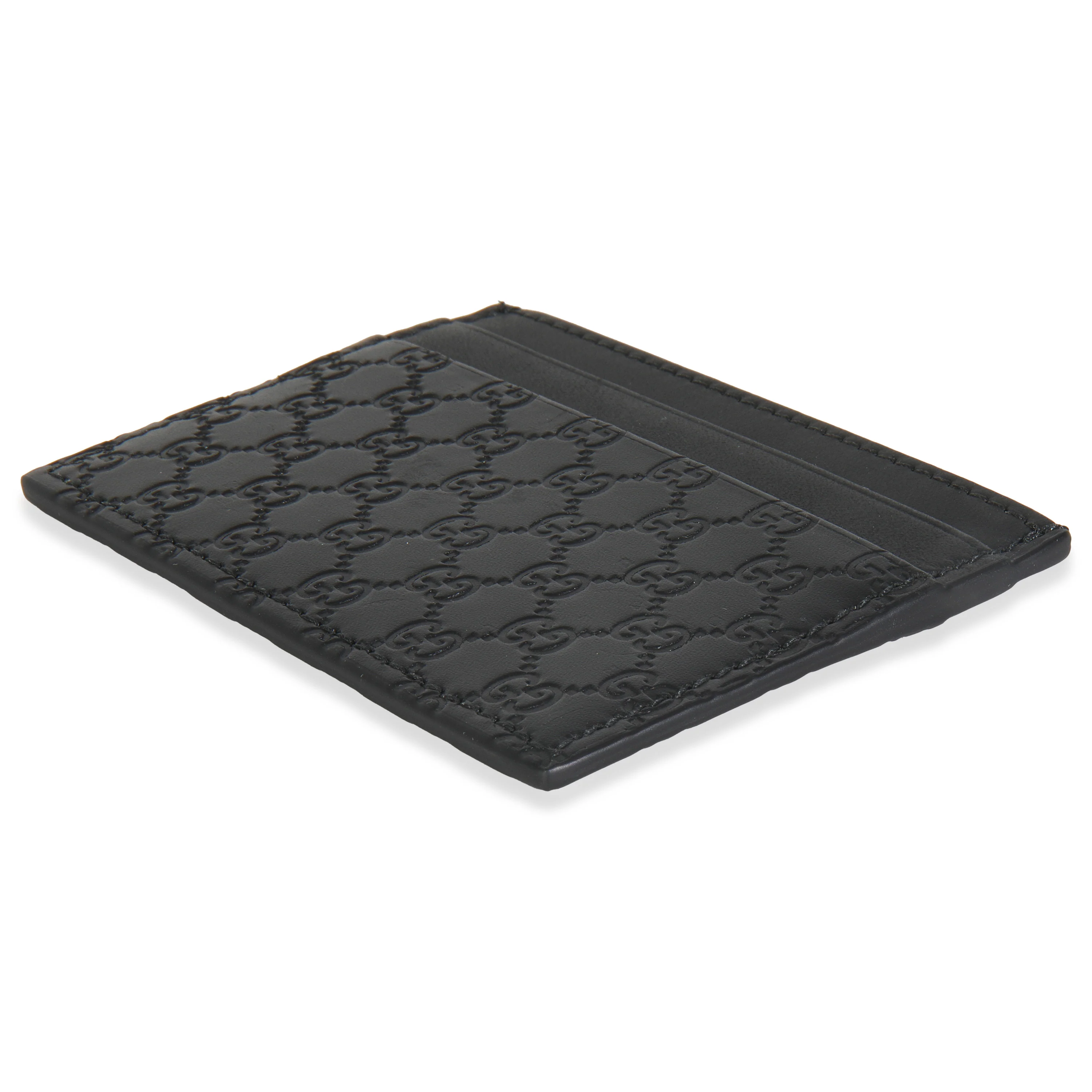 Black Microguccissima Card Case - Image 6